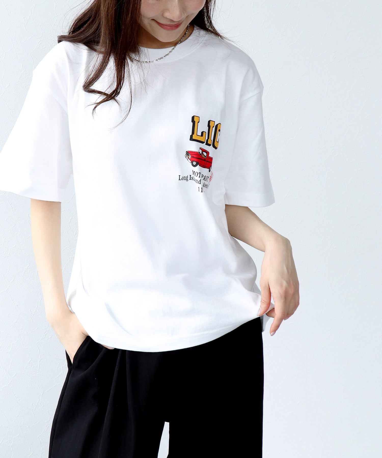 CARプリントTシャツ