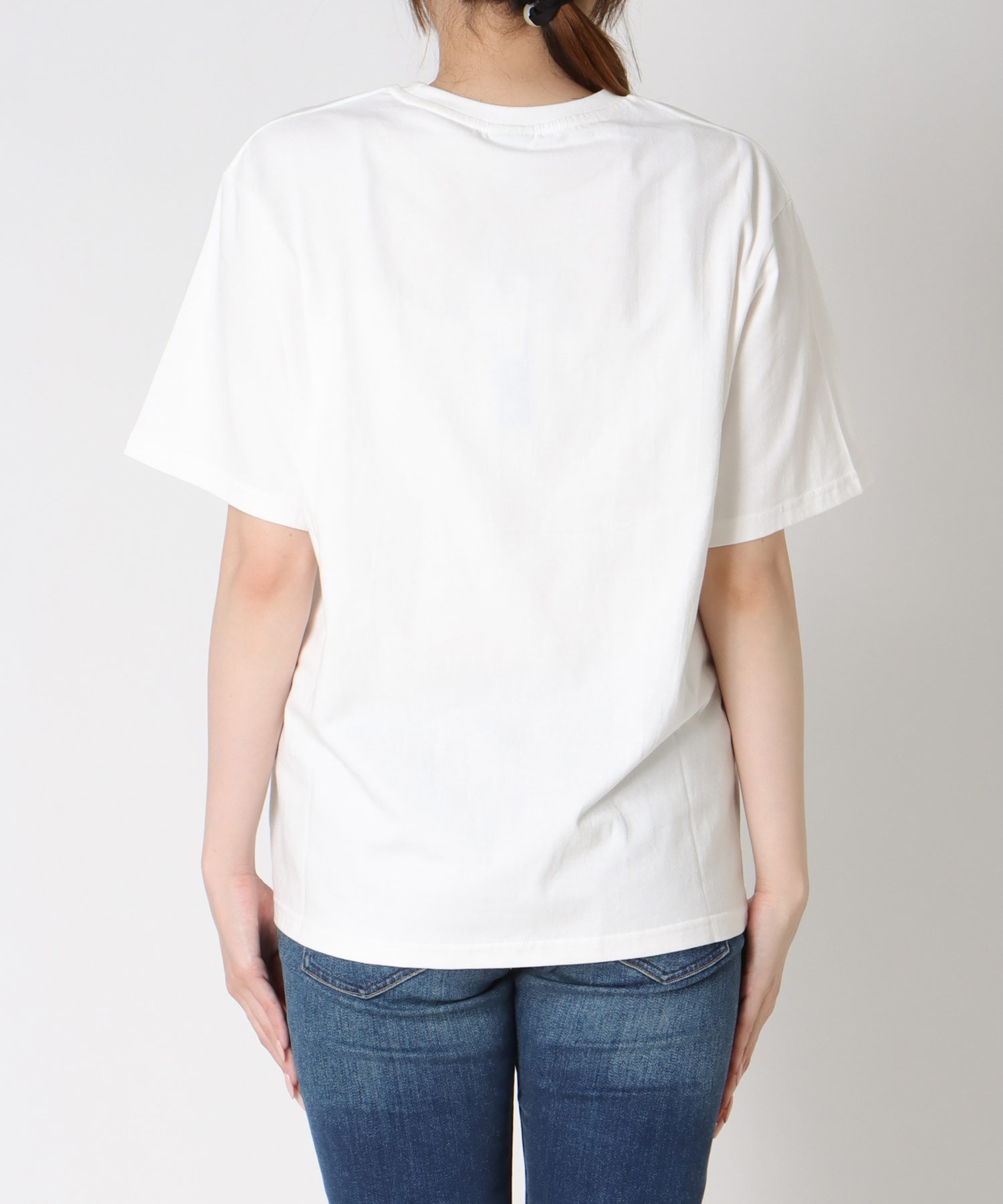 フラワーイラストTシャツ