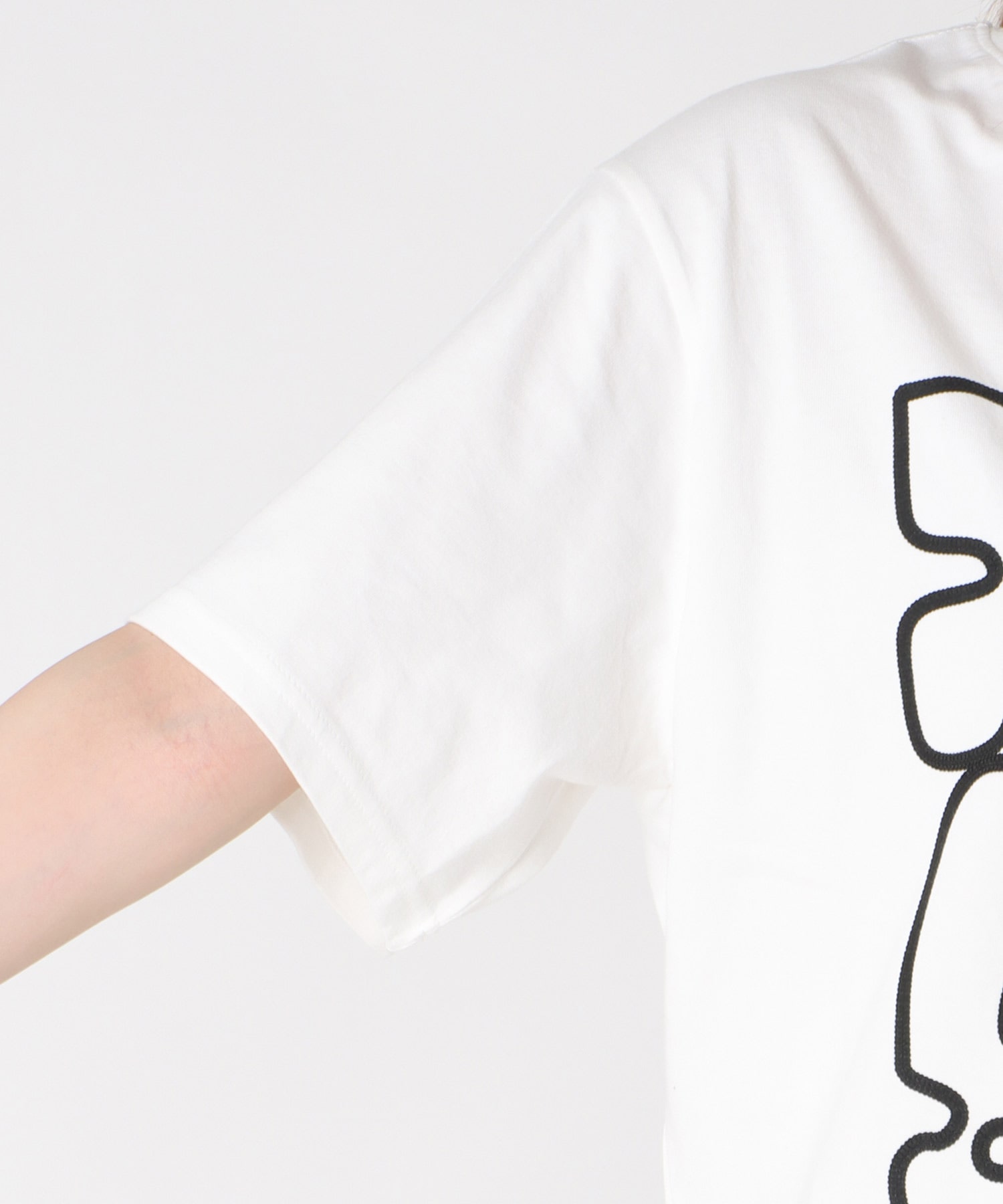 フラワーイラストTシャツ