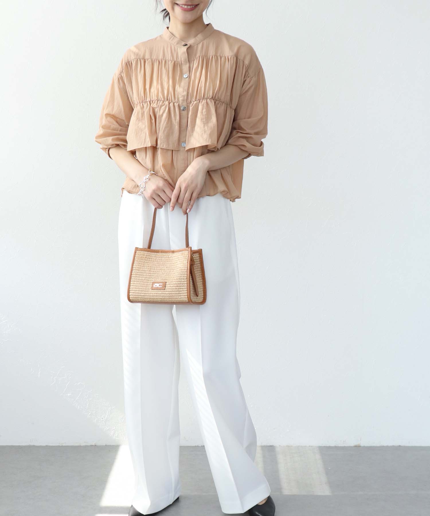 ティアードブラウス