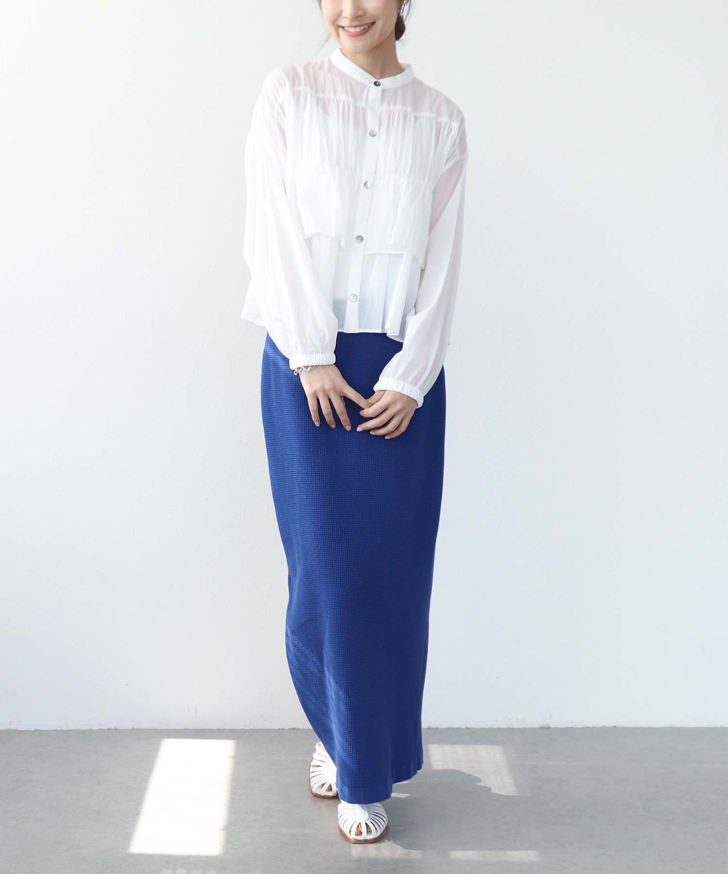 ティアードブラウス