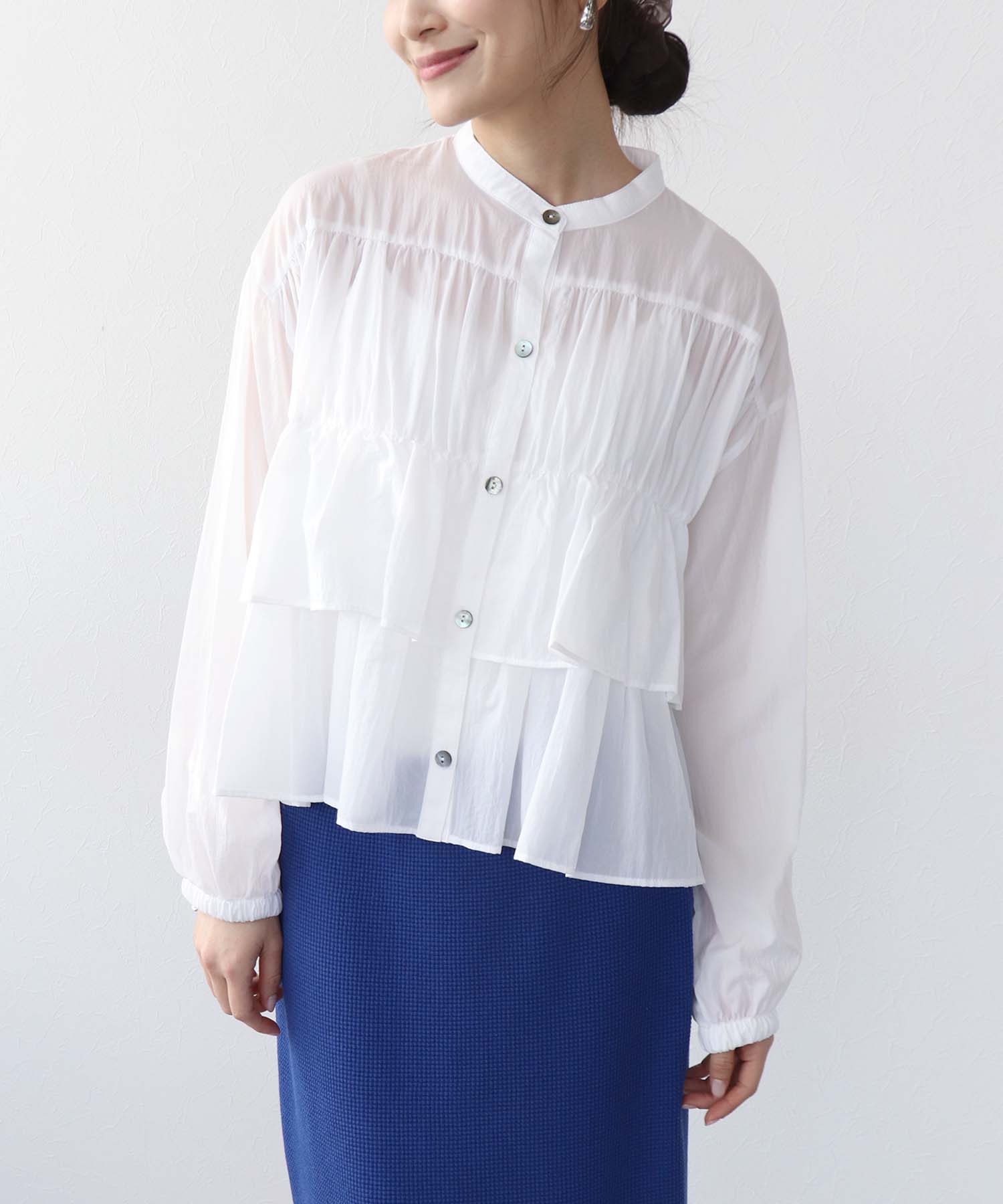 ティアードブラウス