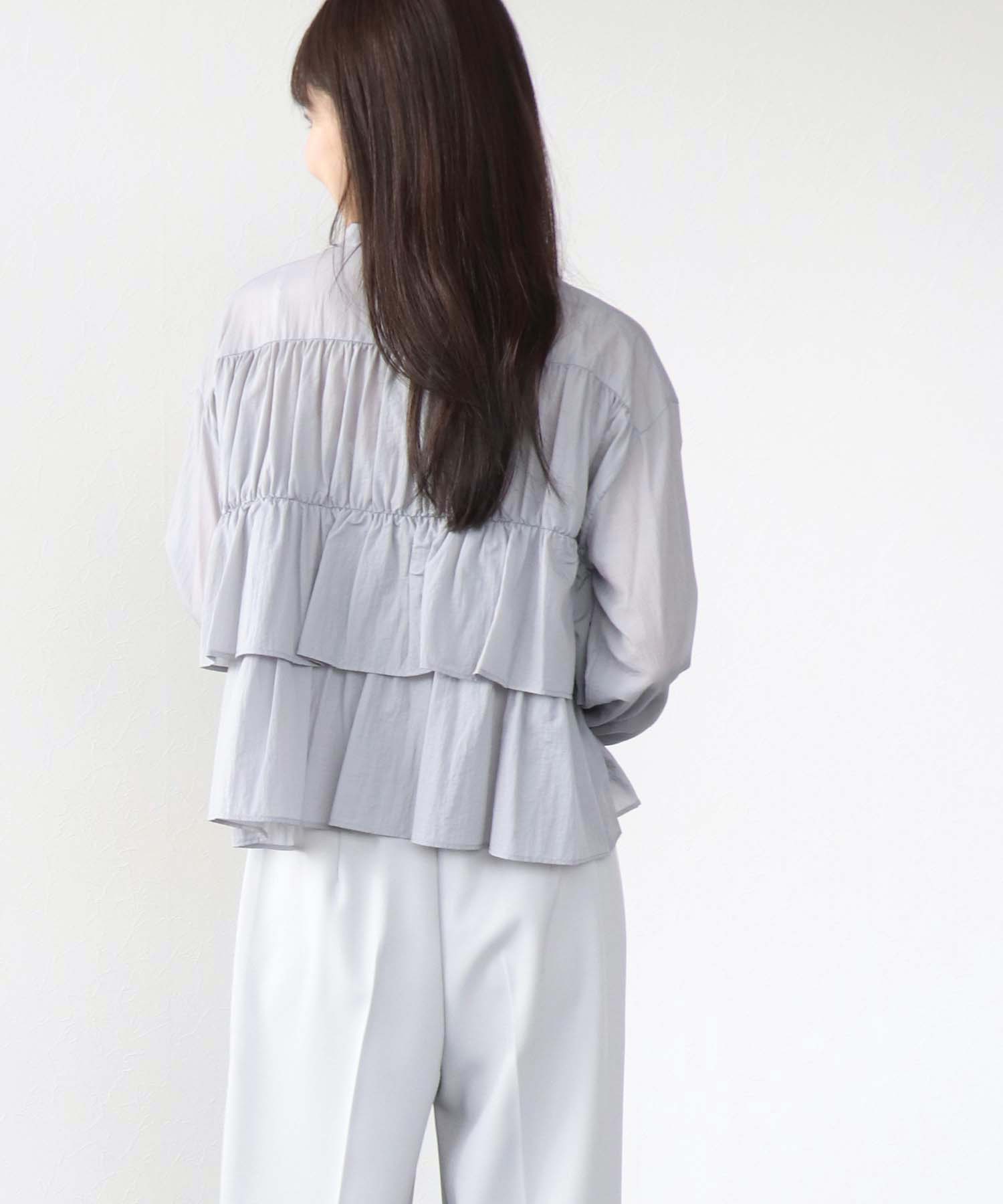 ティアードブラウス