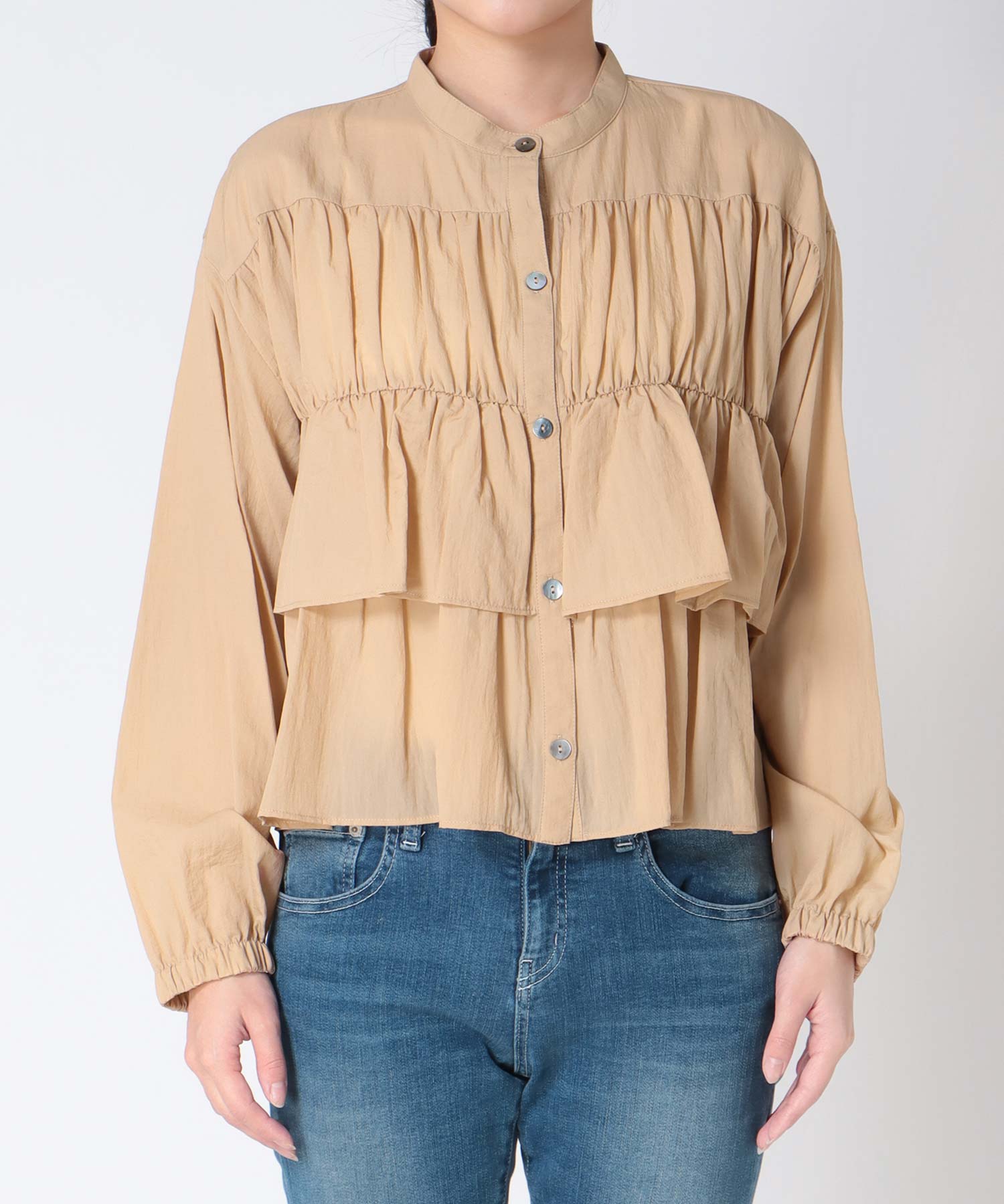 ティアードブラウス