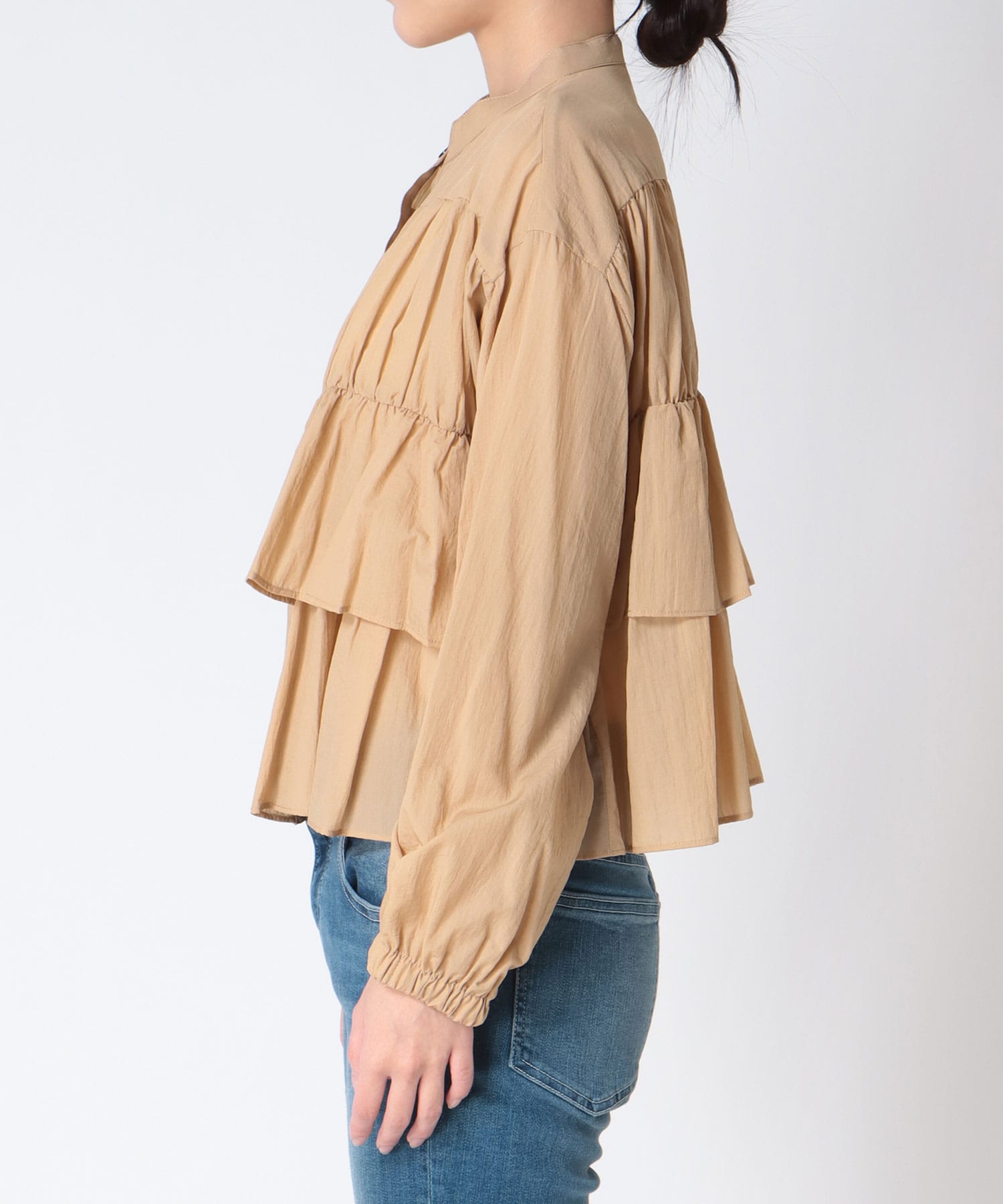 ティアードブラウス