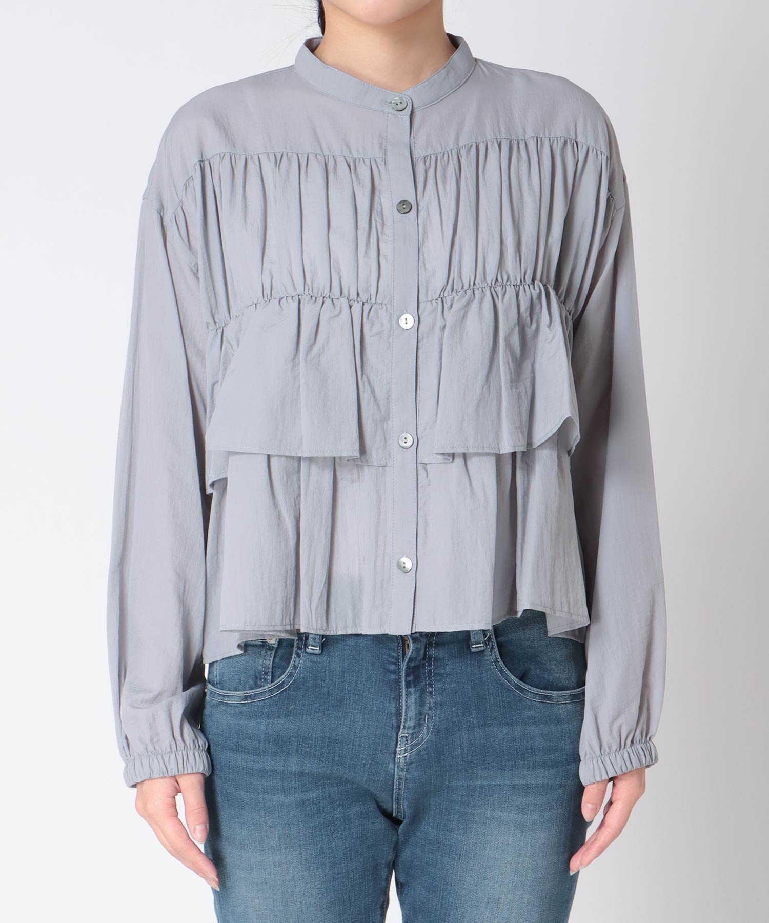 ティアードブラウス