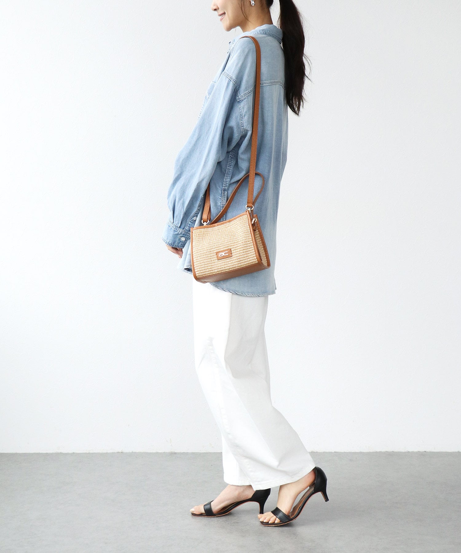 テンセルデニムシャツ