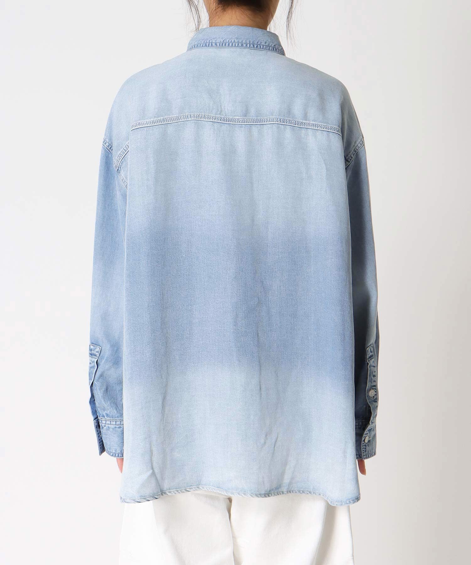 テンセルデニムシャツ