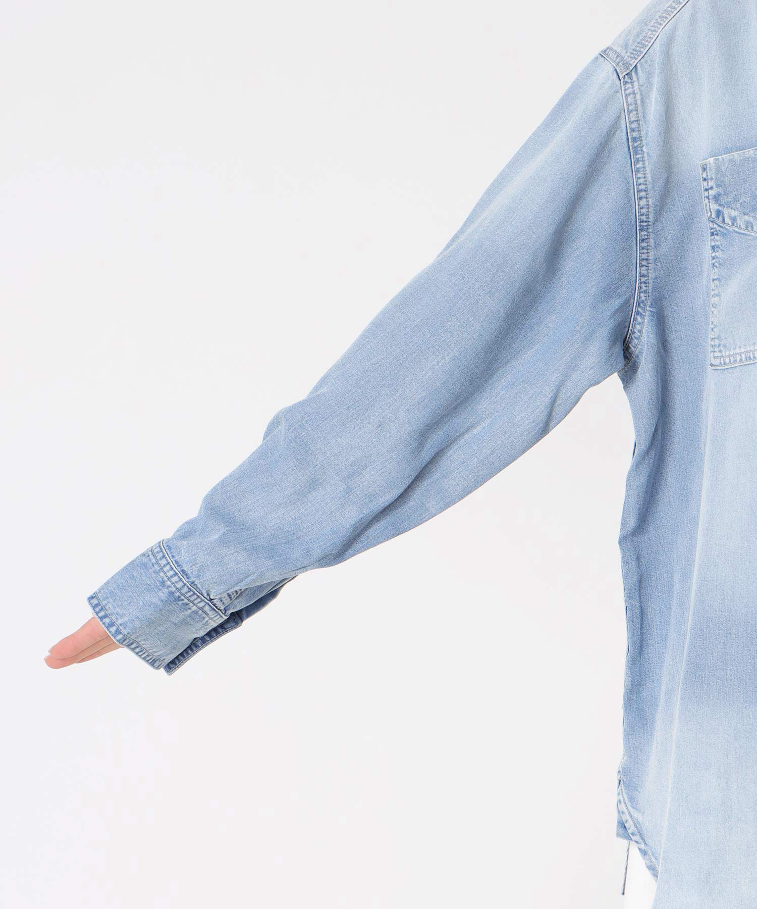 テンセルデニムシャツ