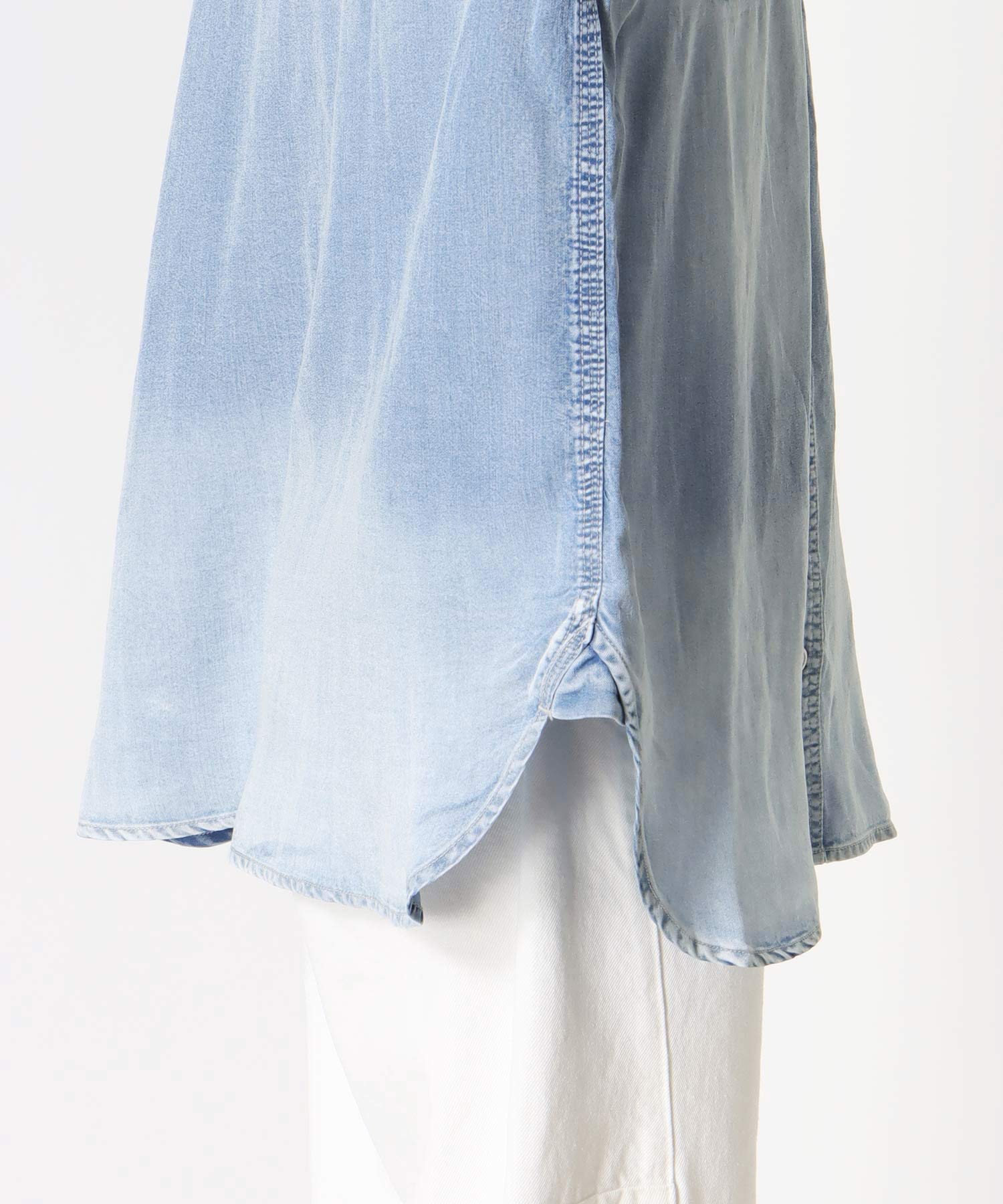 テンセルデニムシャツ