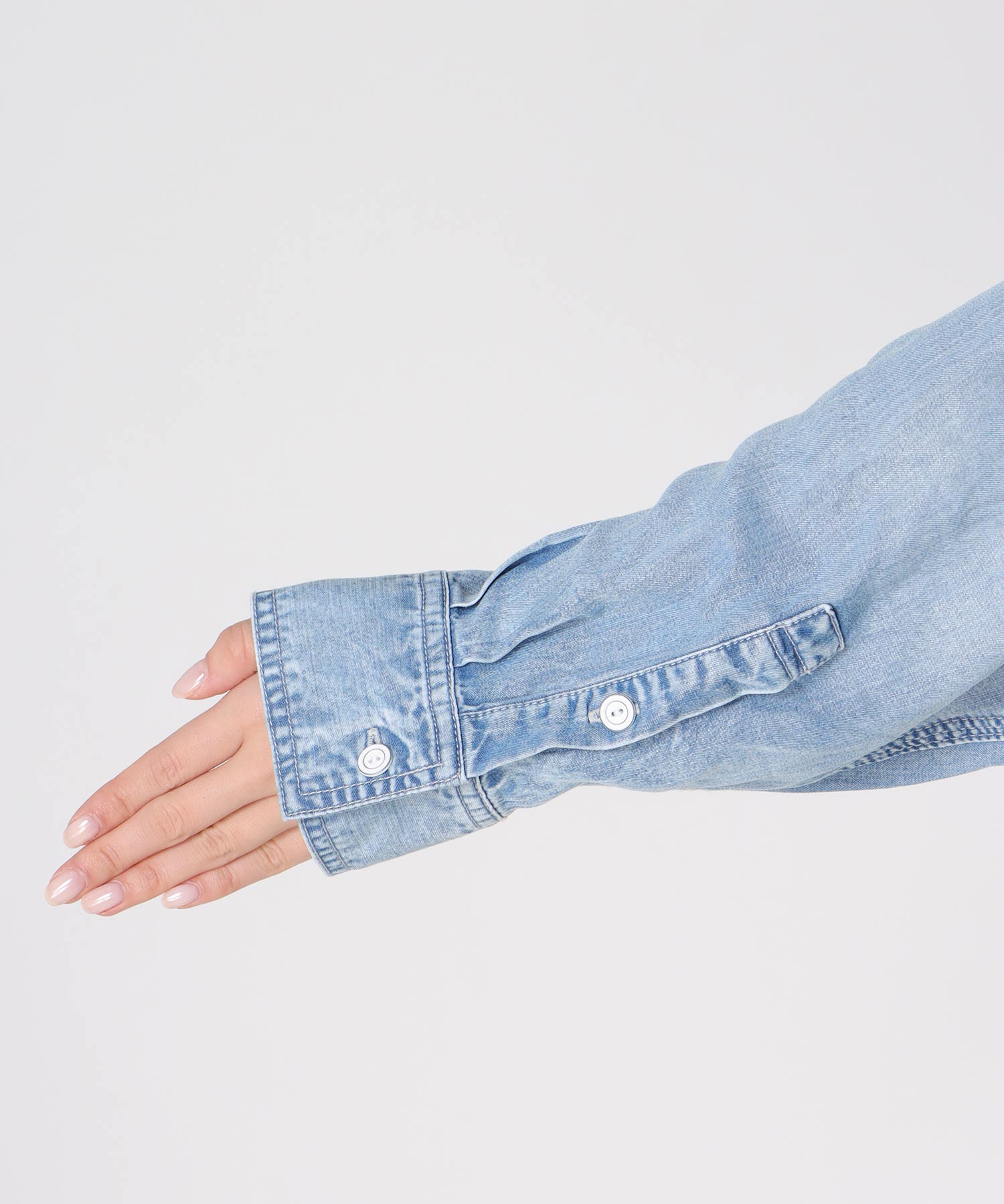 テンセルデニムシャツ