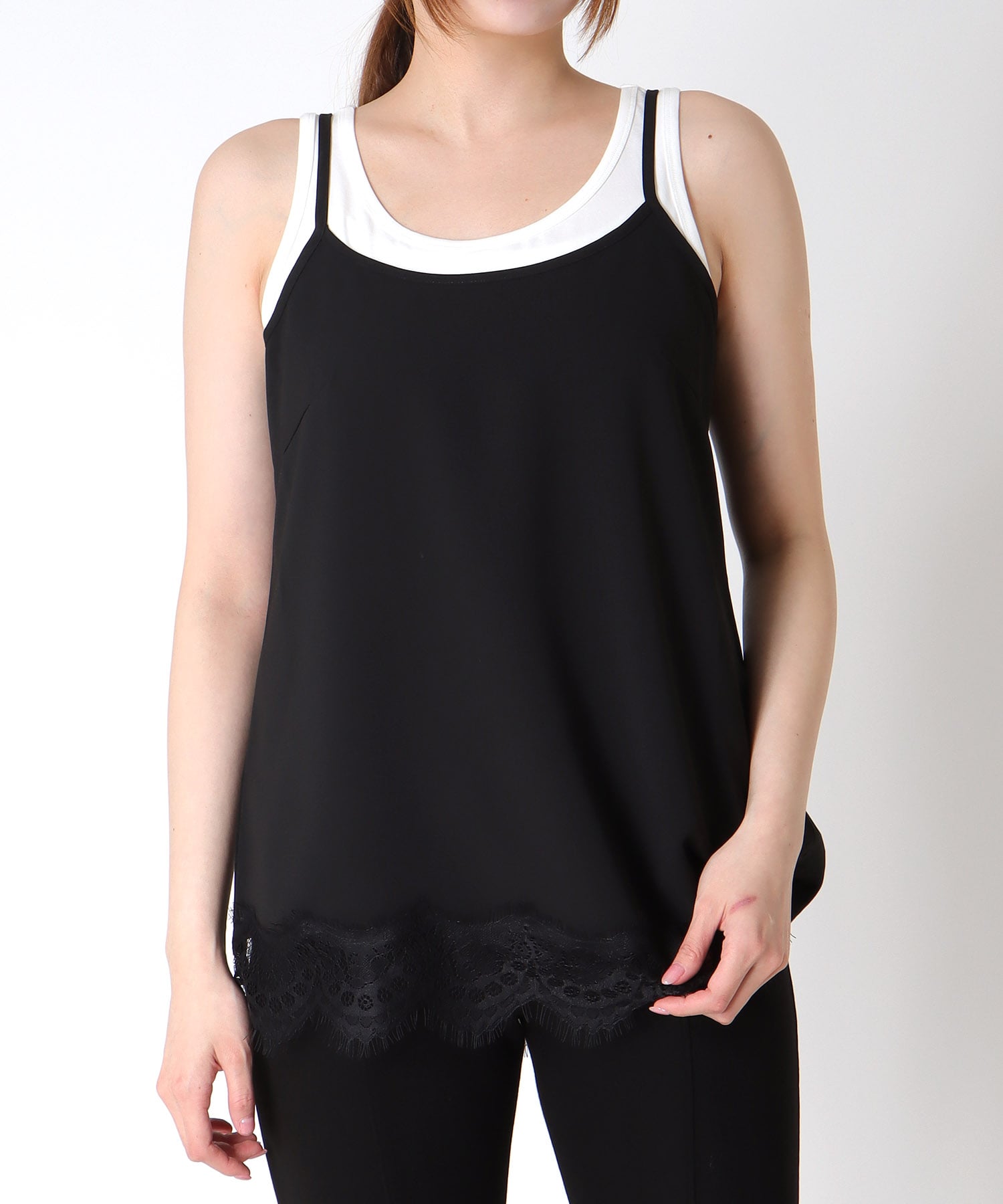 ヘムレースアシメキャミソール