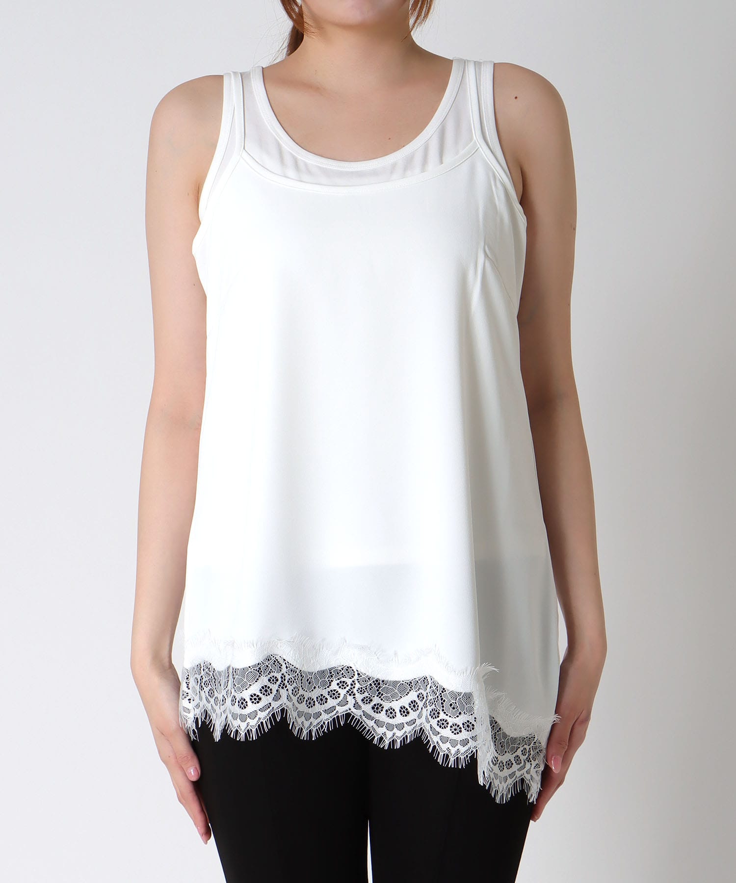 ヘムレースアシメキャミソール