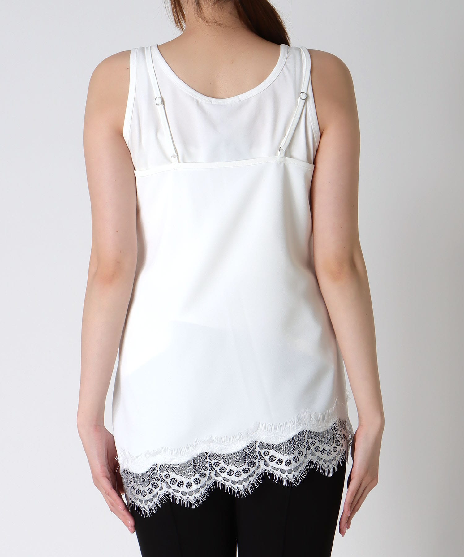 ヘムレースアシメキャミソール