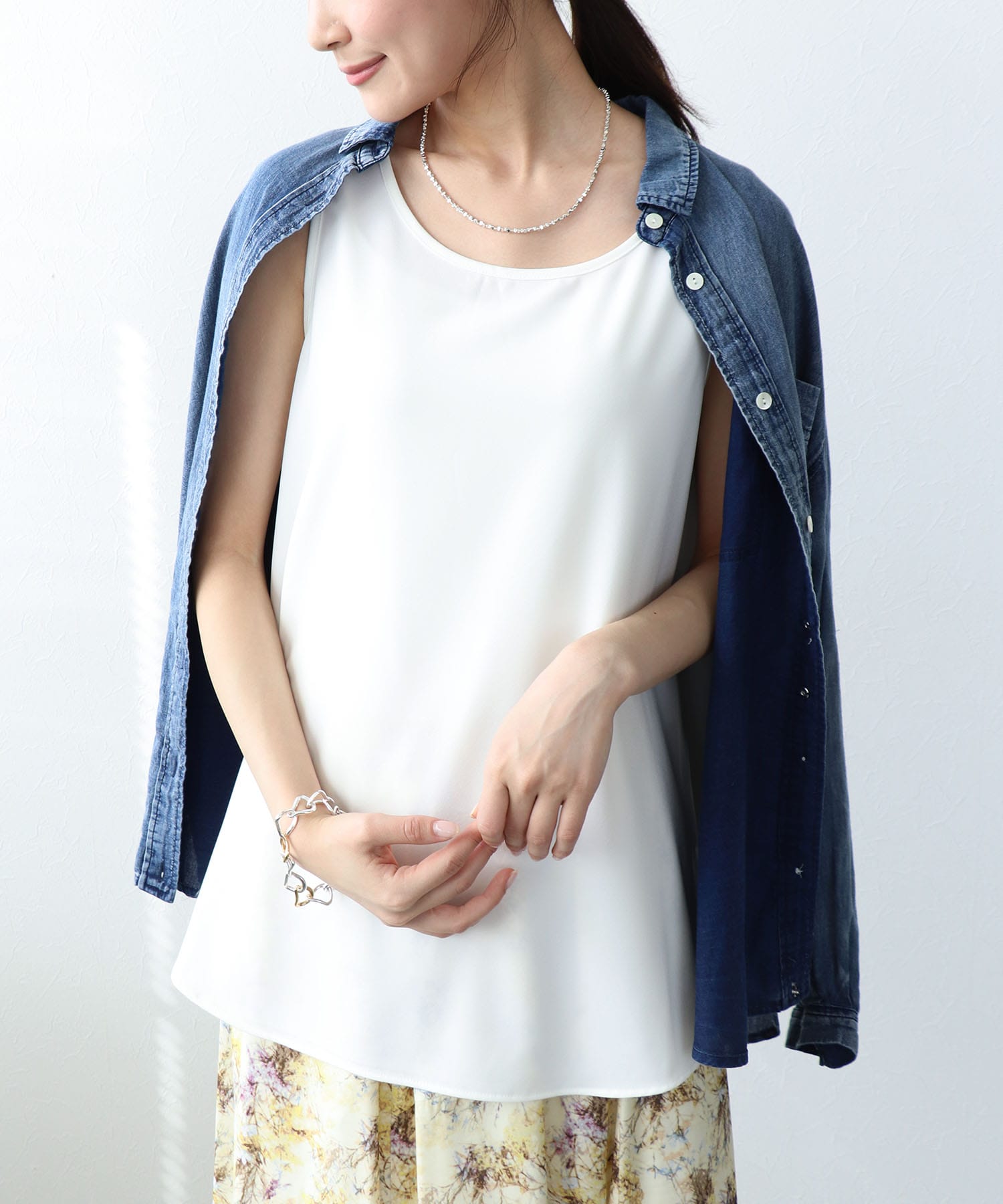 アムンゼンタンクトップブラウス