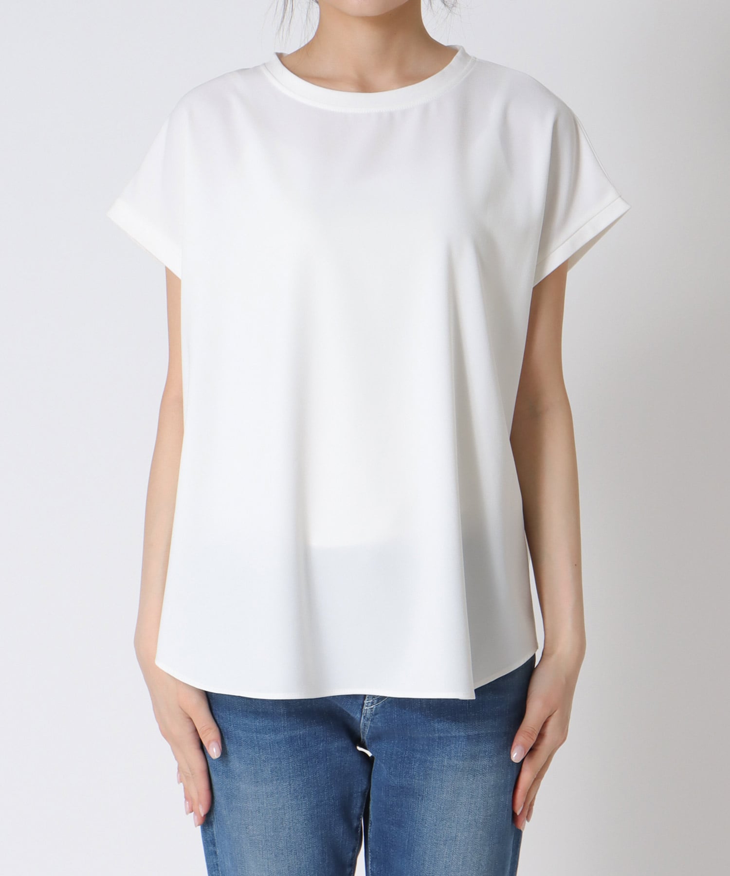 アムンゼンフレンチスリーブブラウス