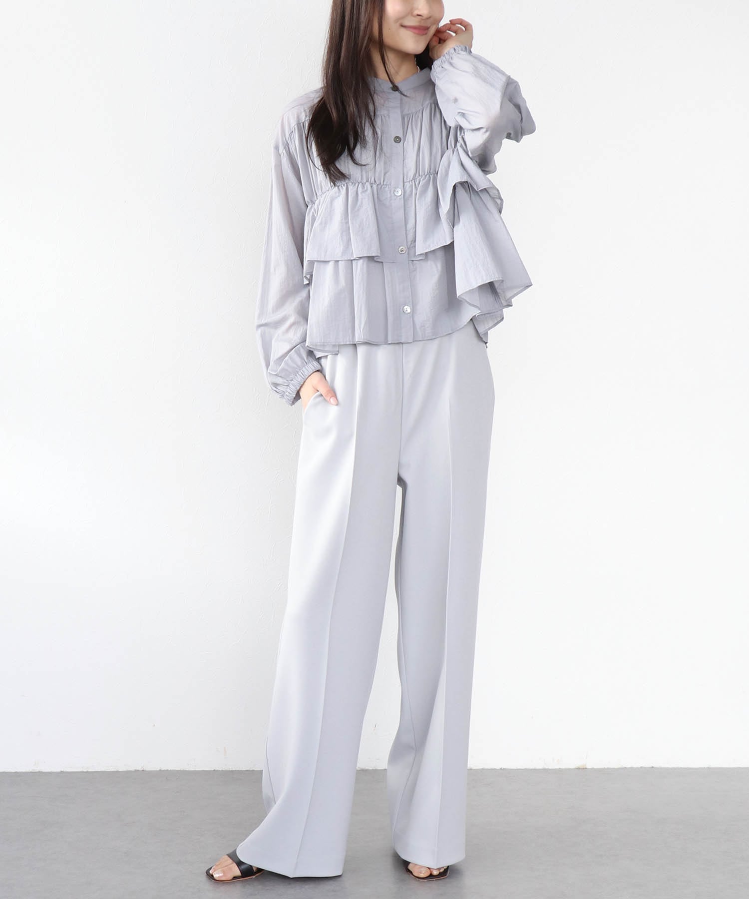 ルーミー美脚パンツ