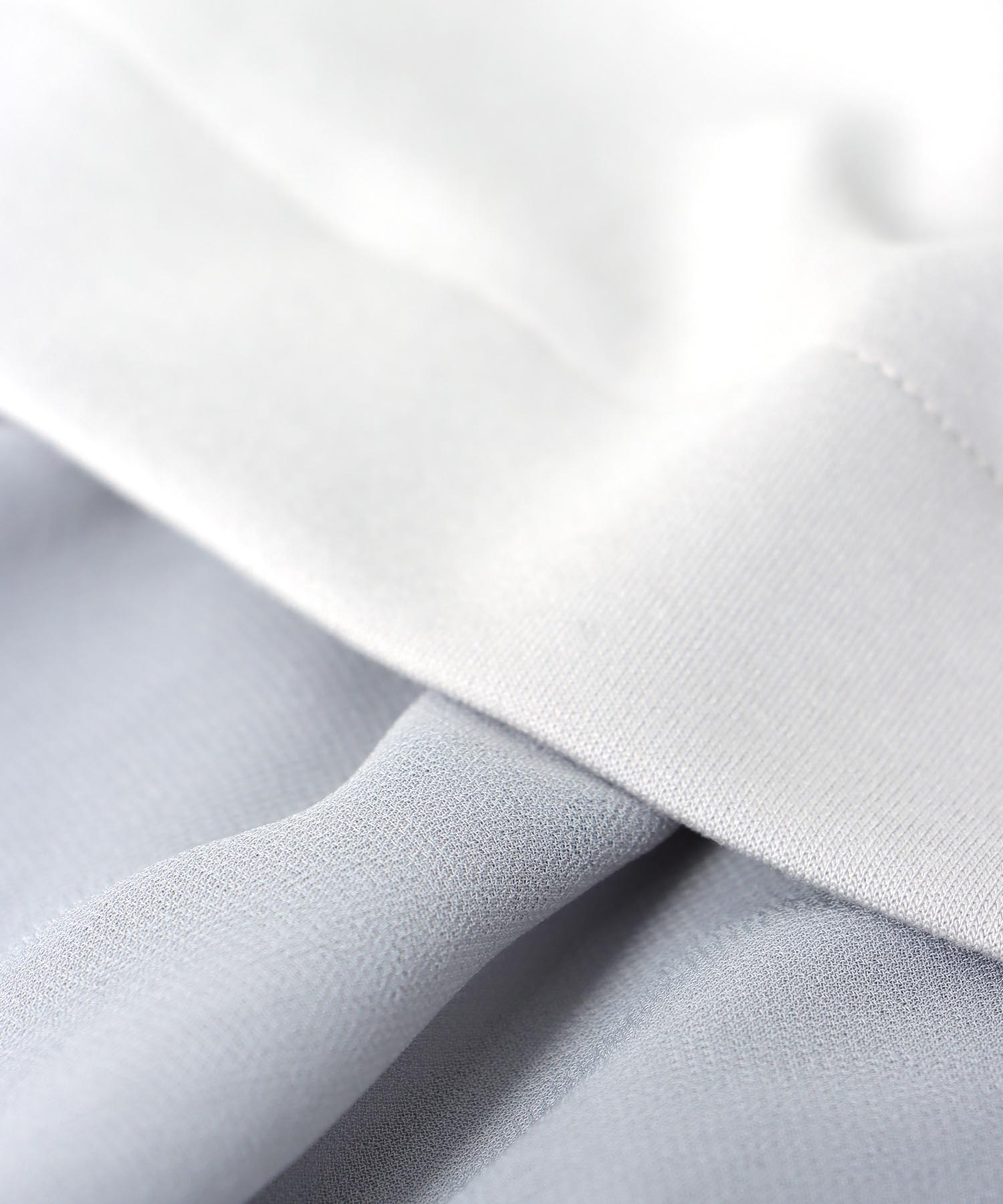 綺麗見えジャージーヘムフリルトップス