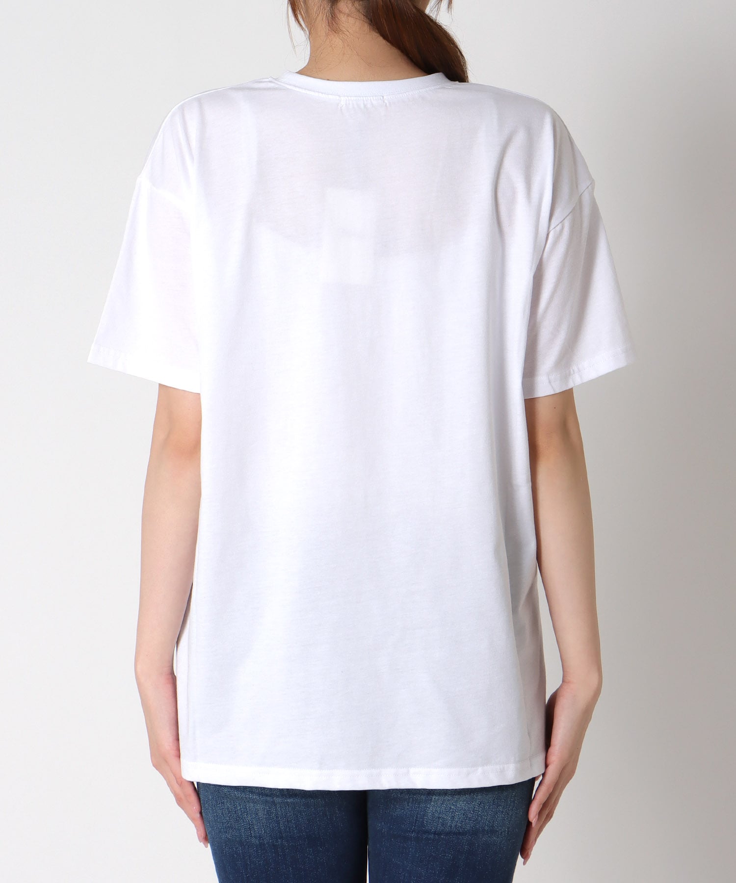 箔ロゴプリントTシャツ