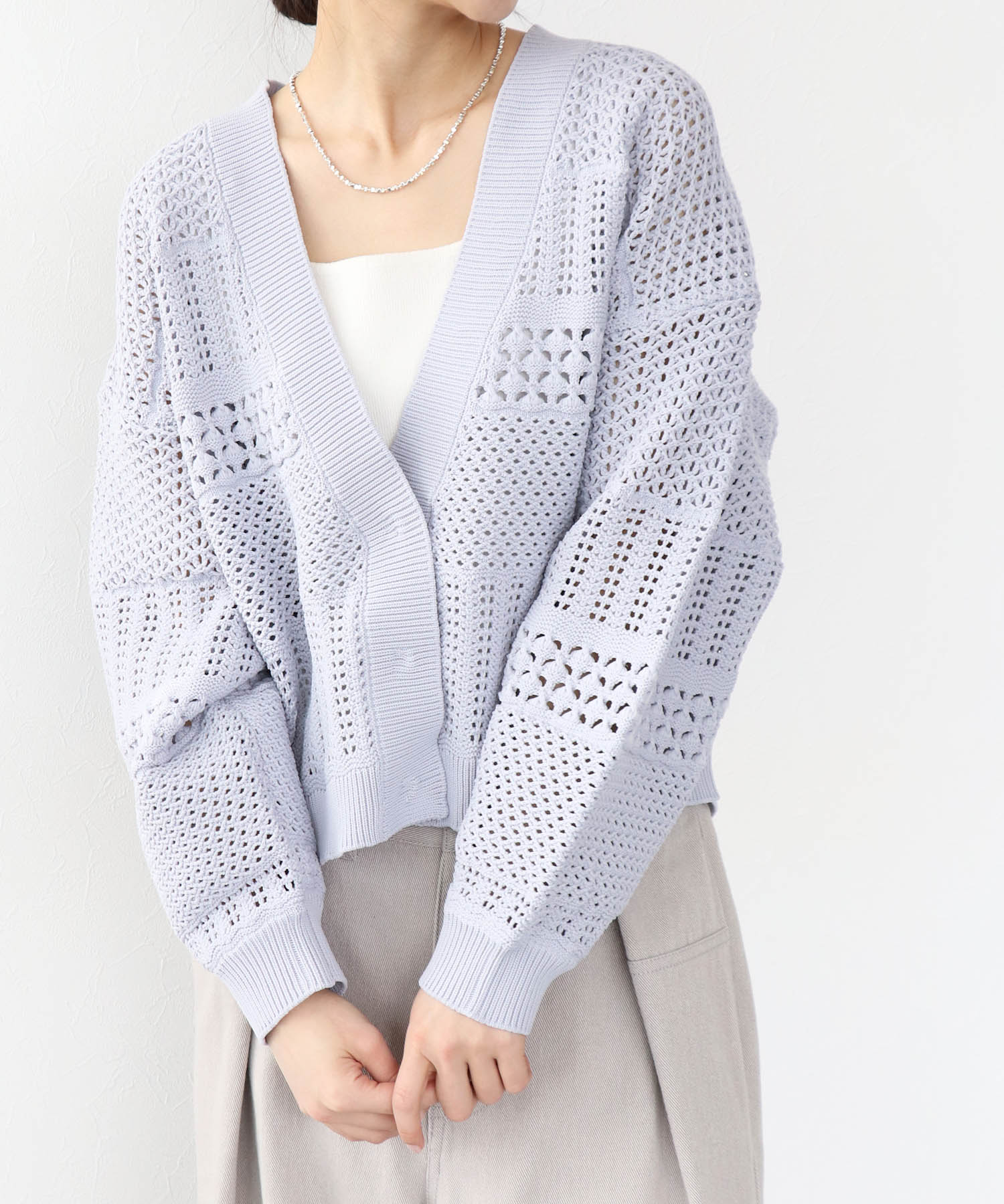 かぎ針カーディガン