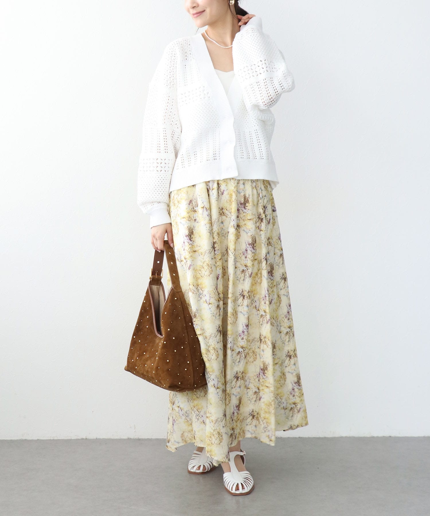 かぎ針カーディガン