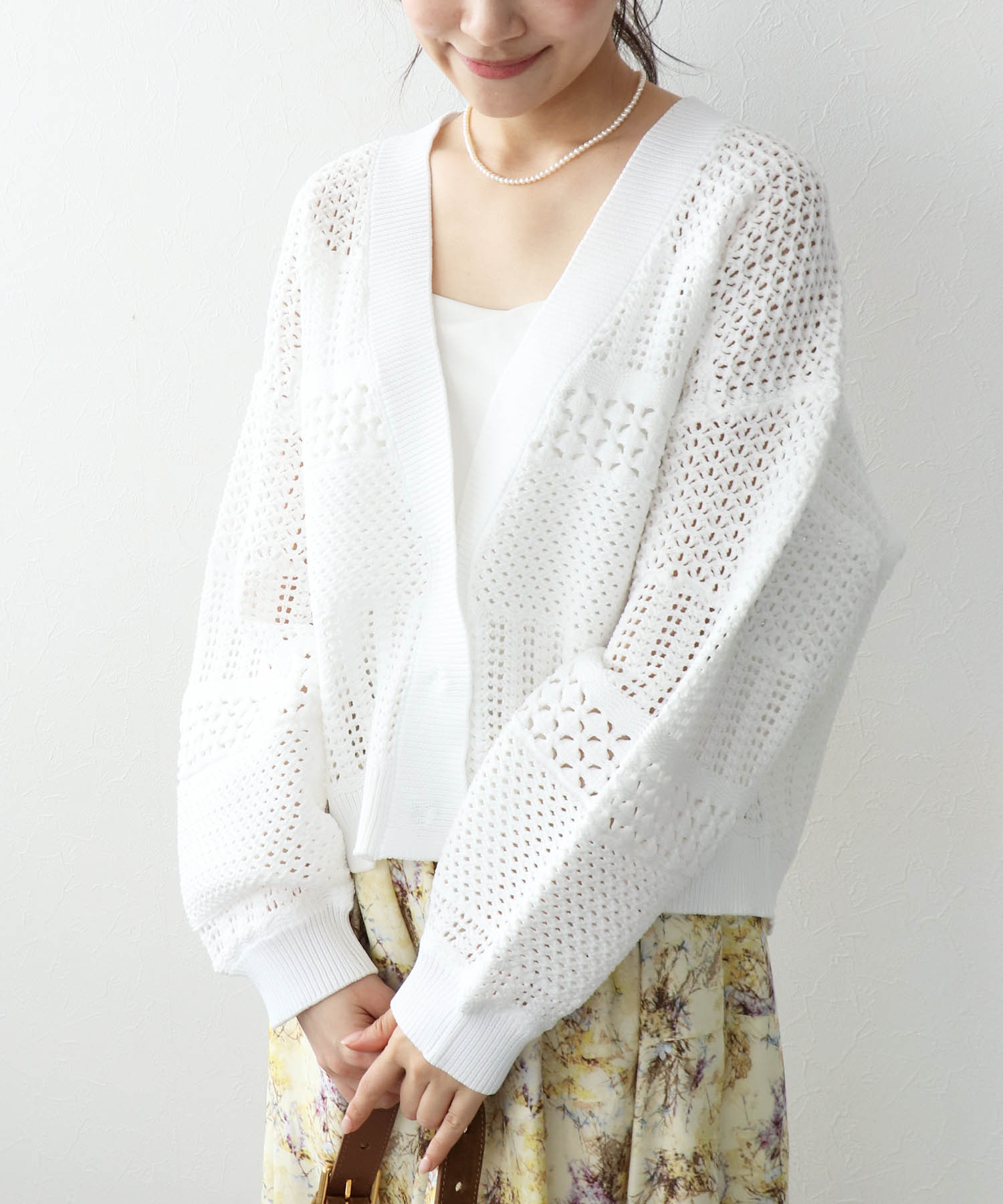 かぎ針カーディガン