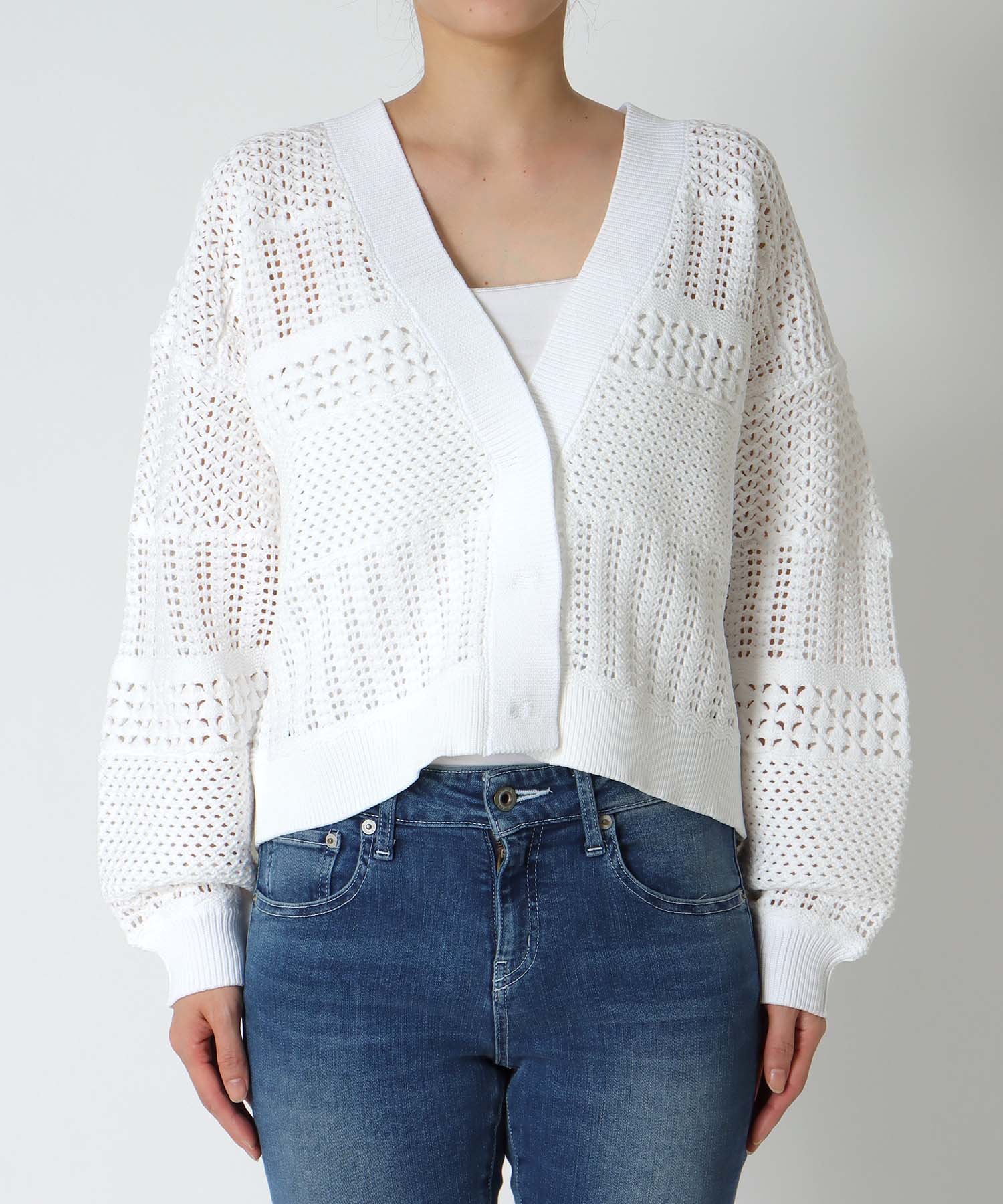 かぎ針カーディガン