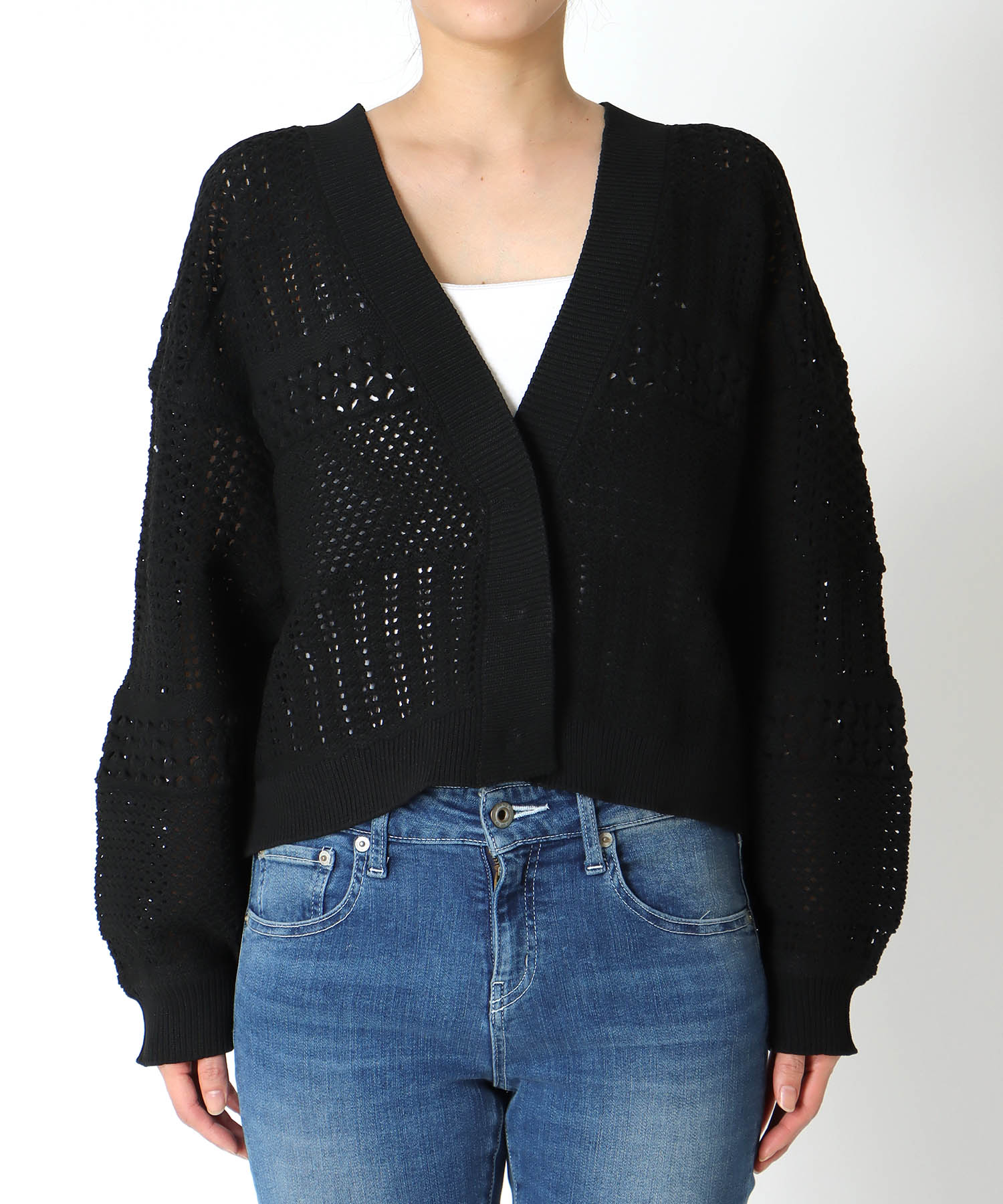 かぎ針カーディガン