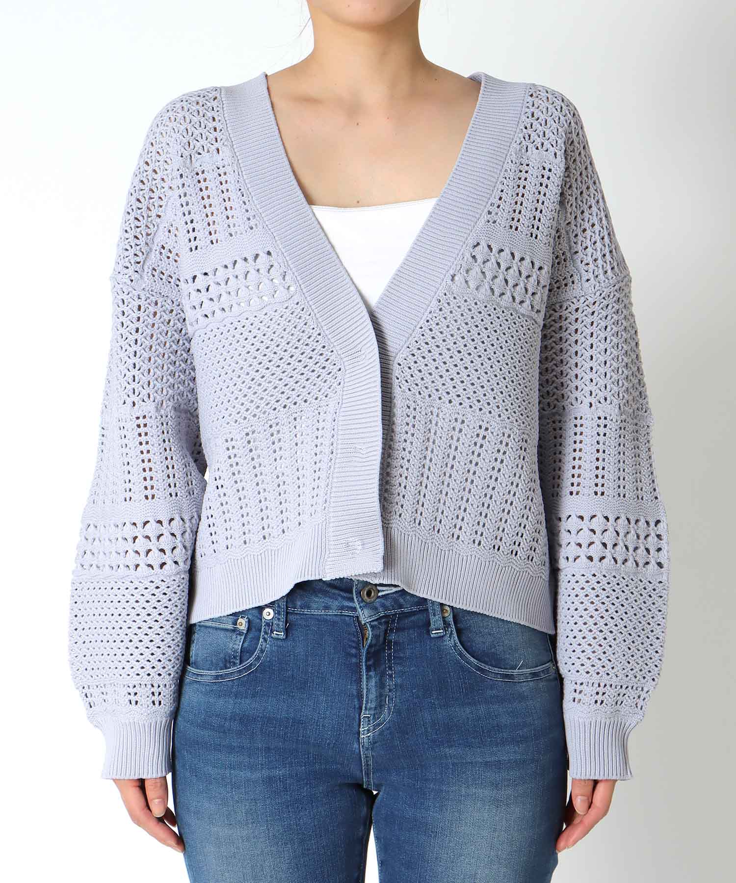 かぎ針カーディガン