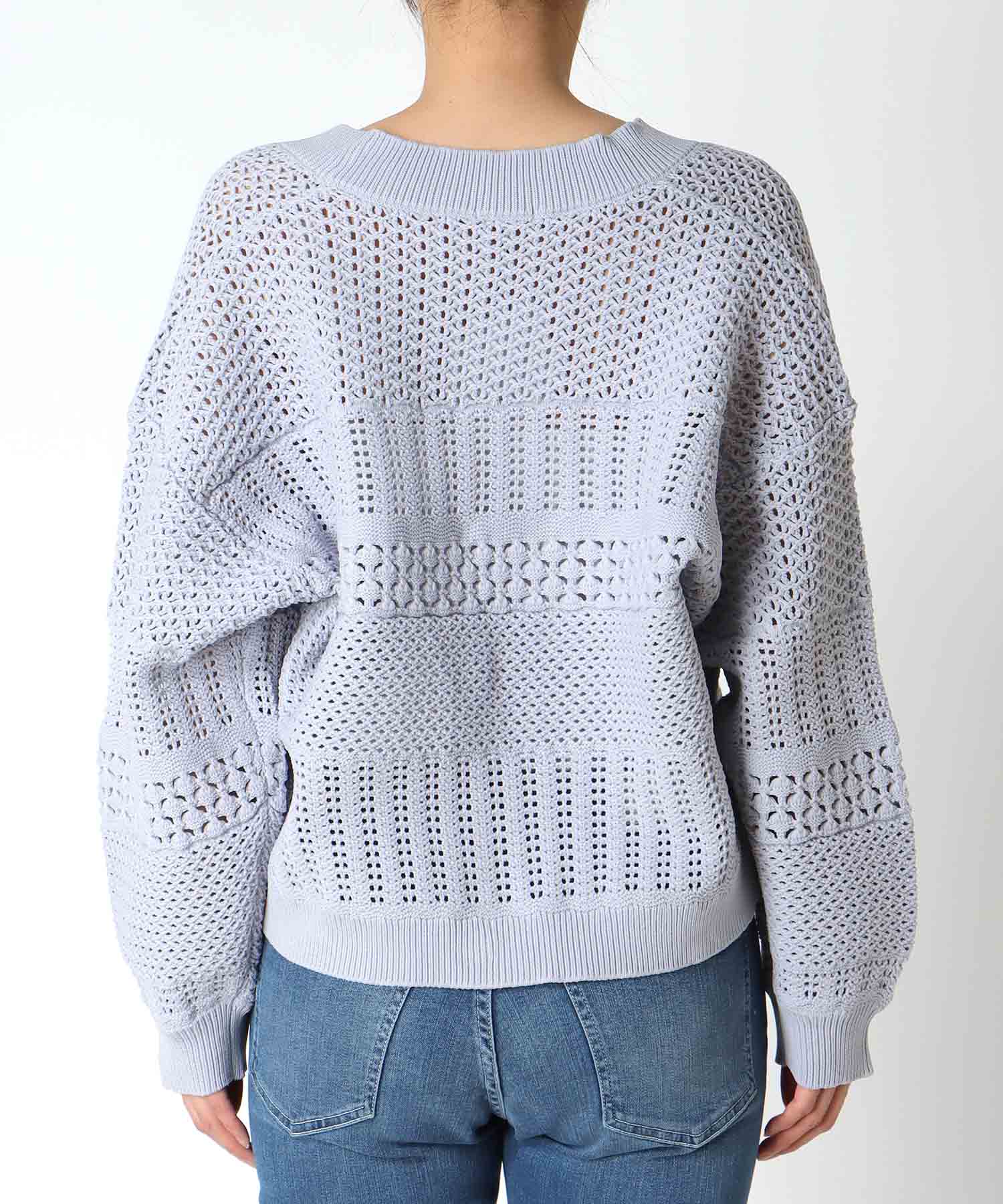 かぎ針カーディガン