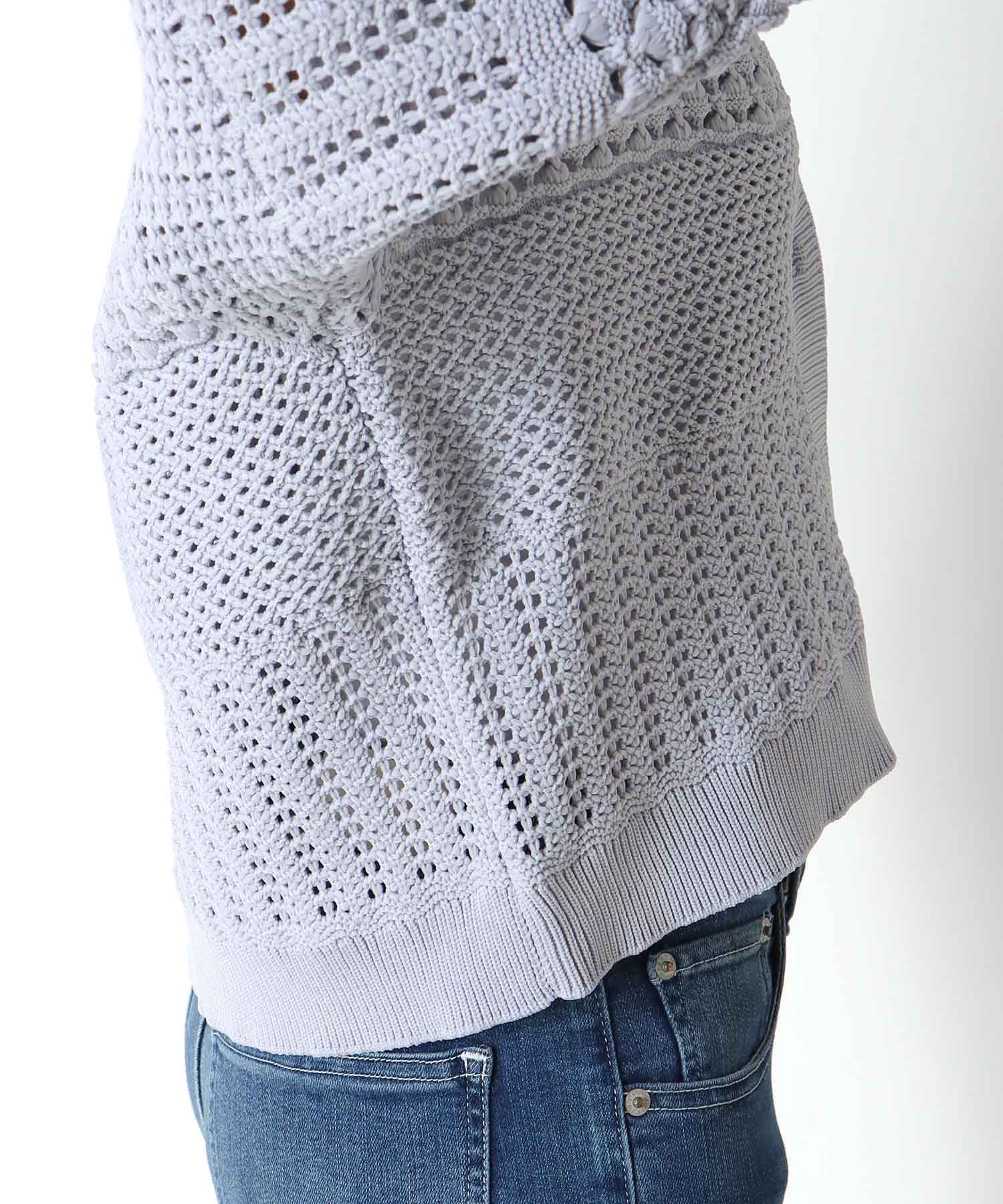 かぎ針カーディガン