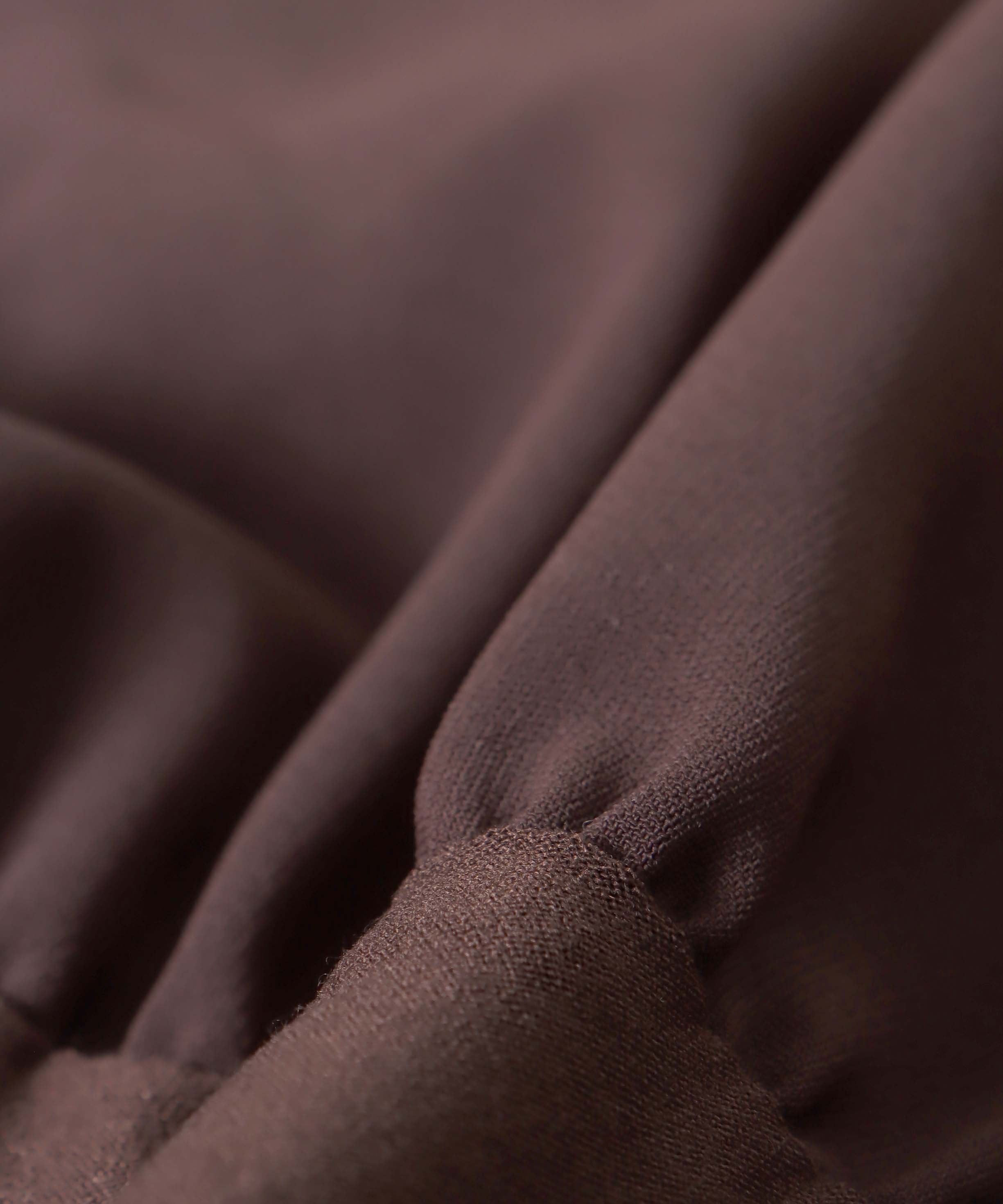 ブラウジング袖リブブラウス