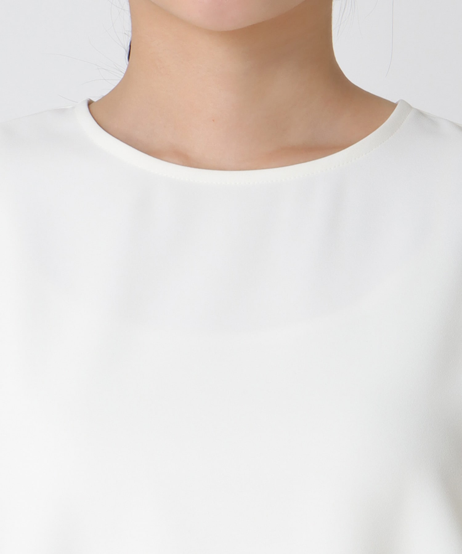 ヘムフレアーブラウス