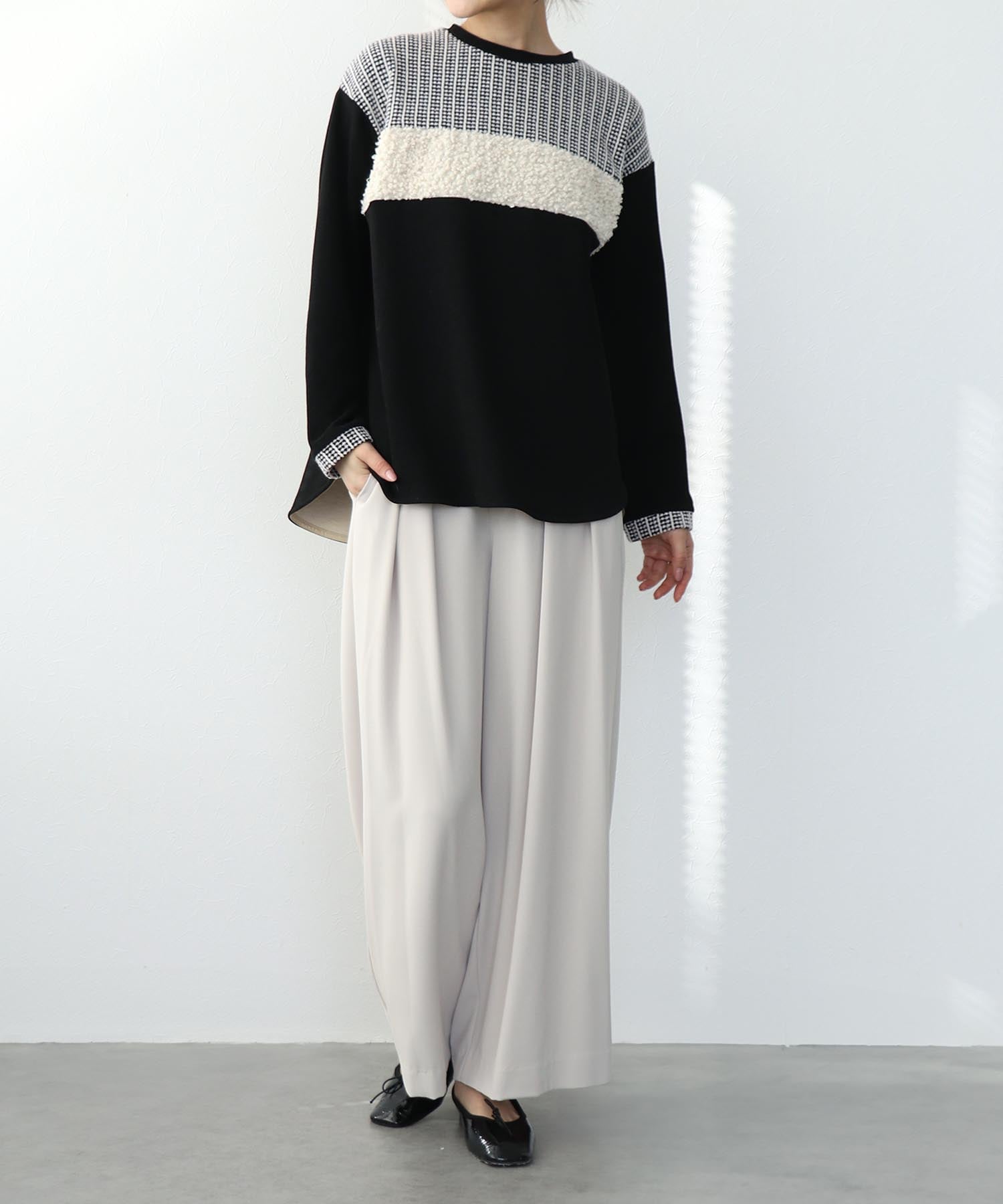 ２タックワイドパンツ