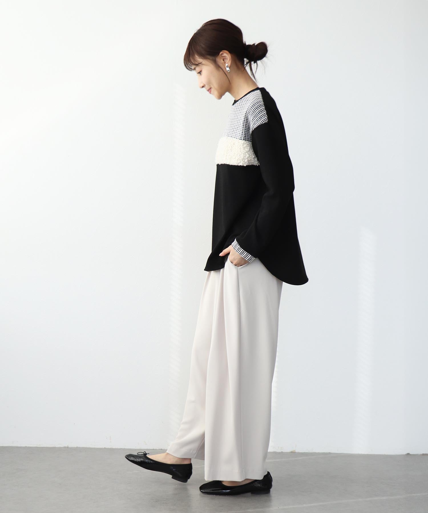 ２タックワイドパンツ