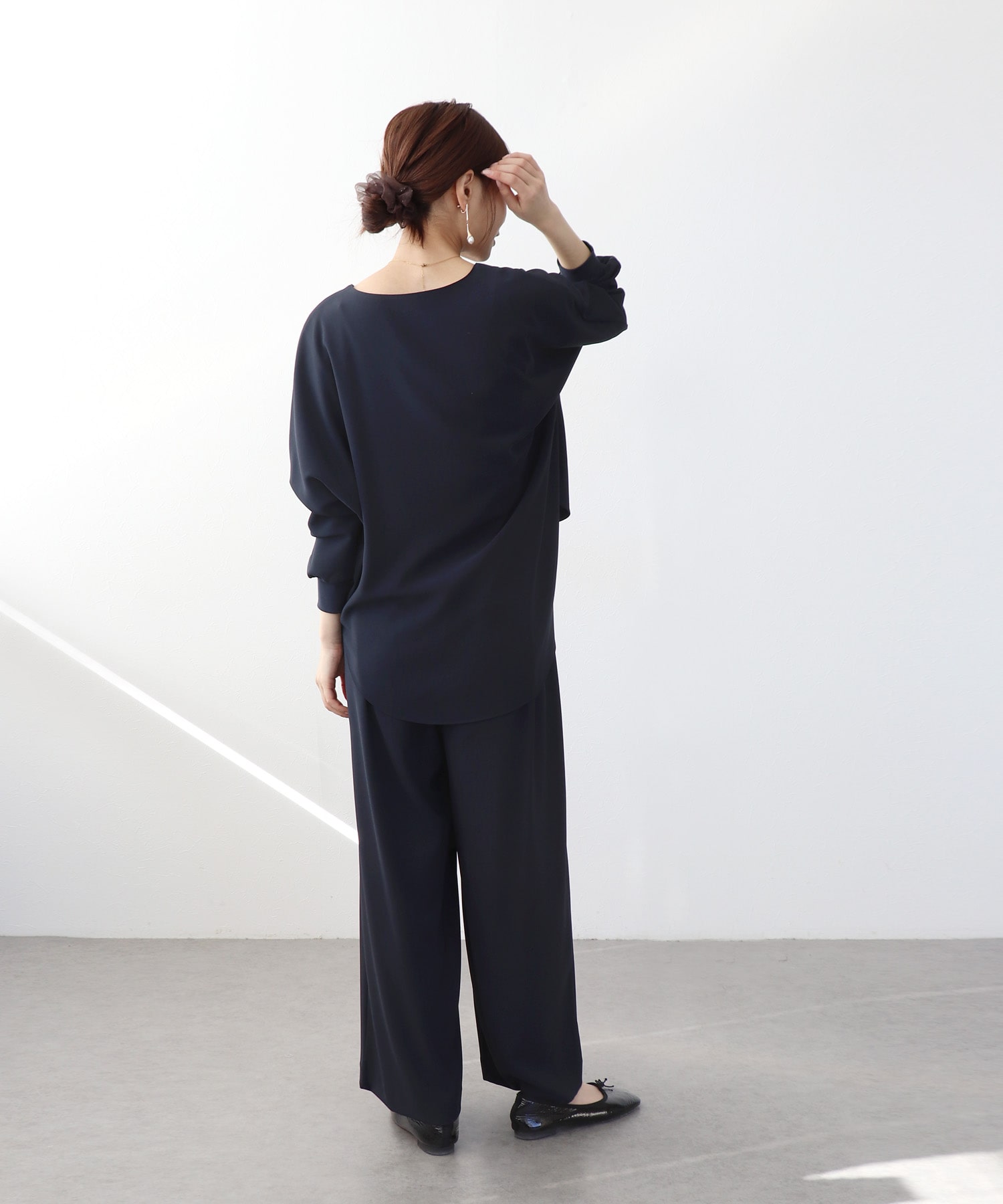 《新色追加》２タックワイドパンツ