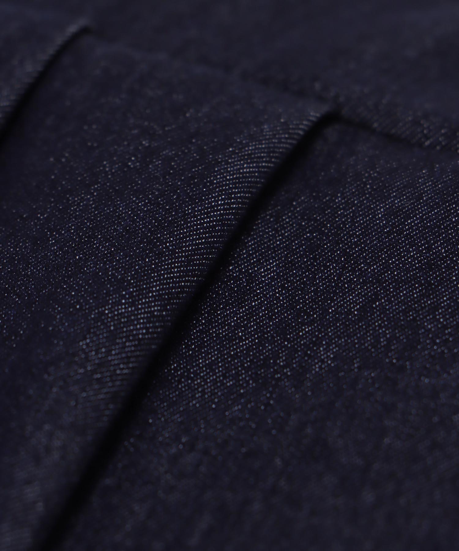 テンセルデニム2タックワイドパンツ