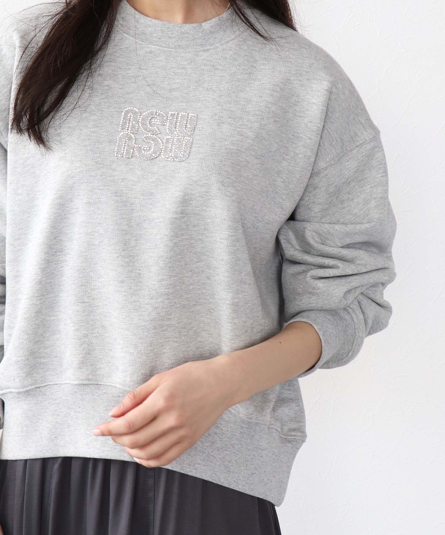 キラキラロゴスウェット