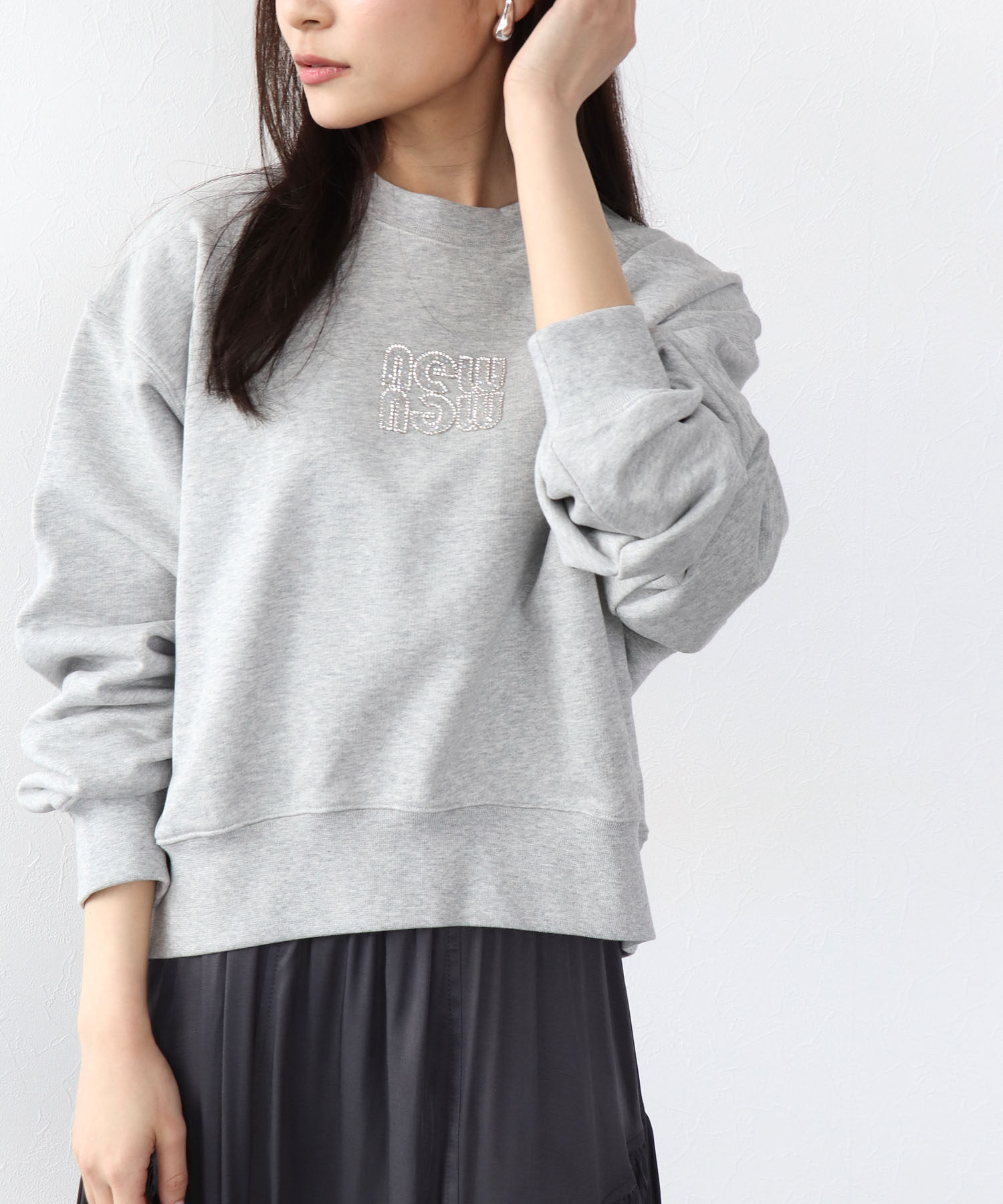 キラキラロゴスウェット