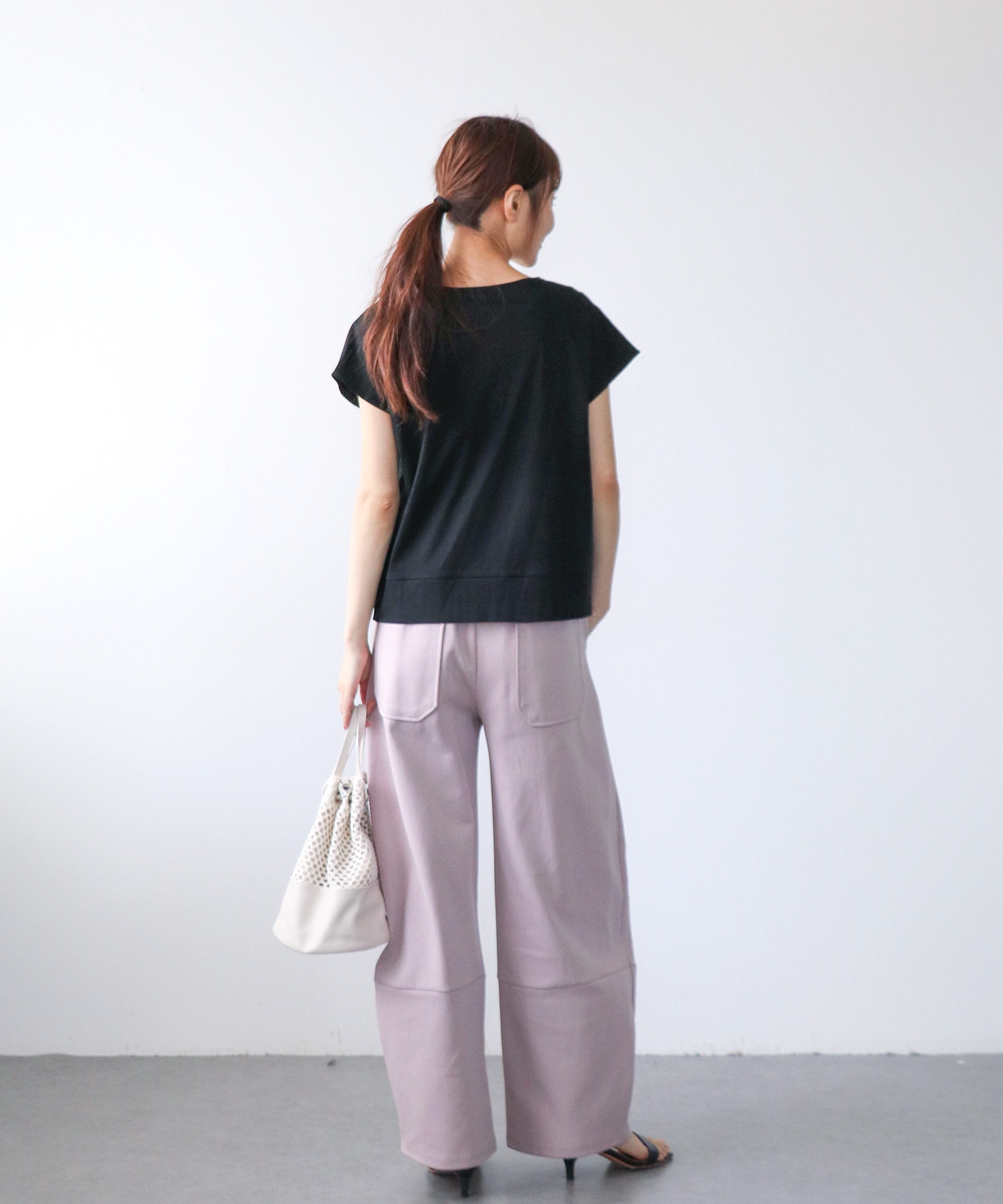 刺繍レースブラウス