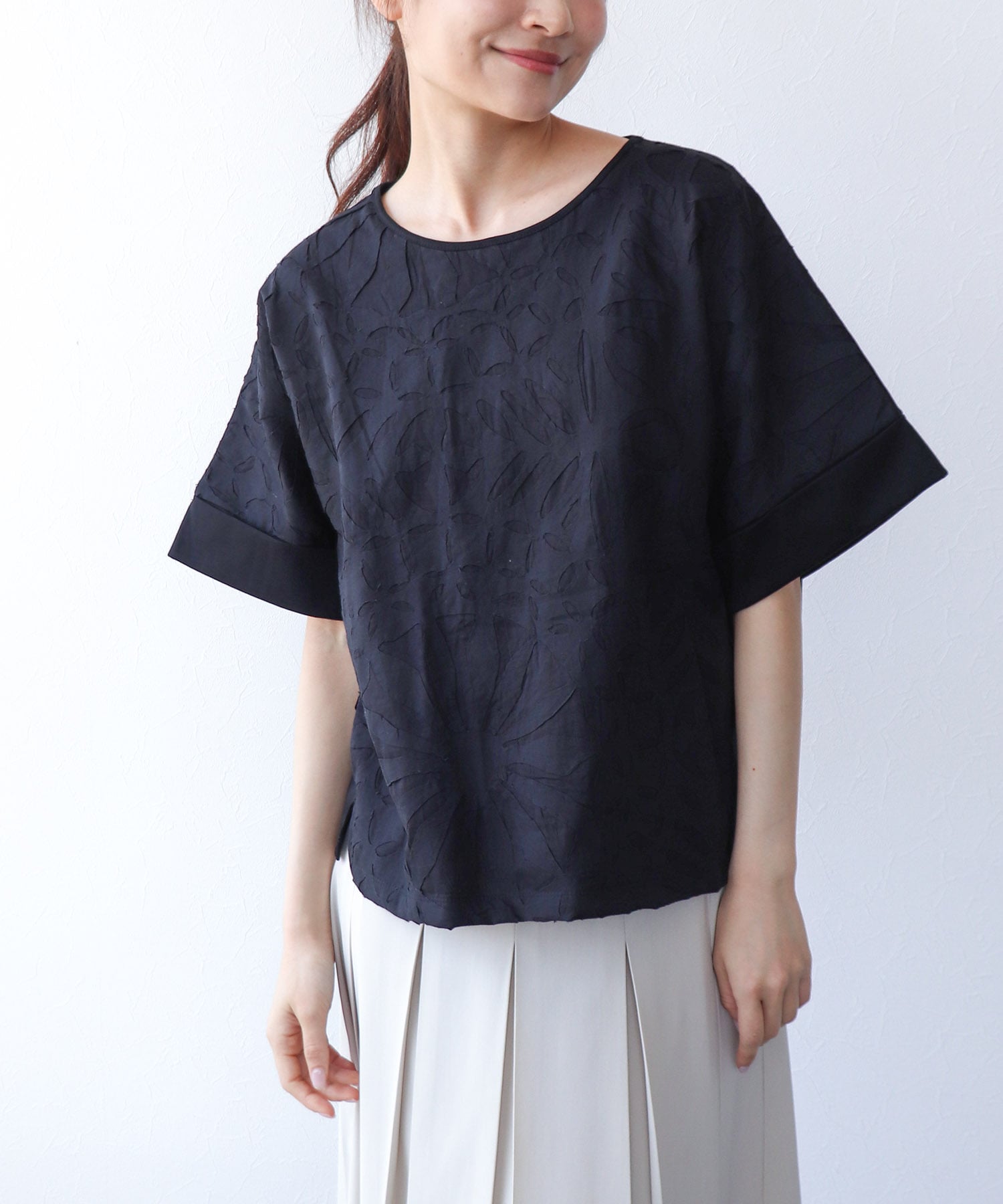 インド手刺繍ブラウス