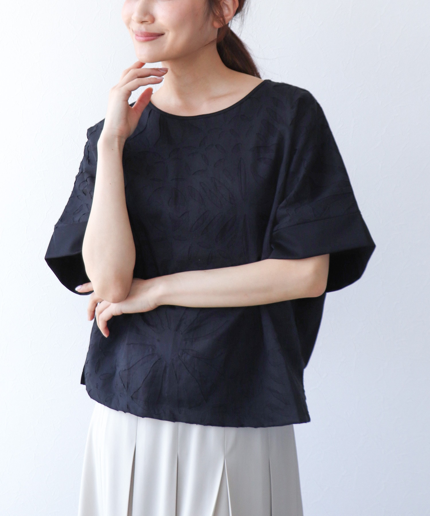 インド手刺繍ブラウス
