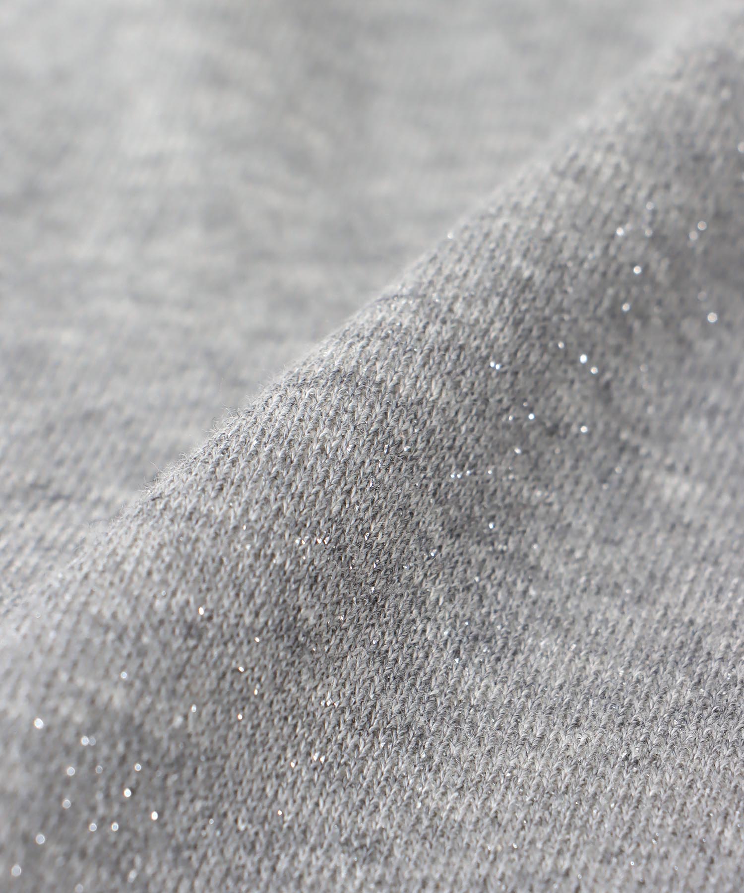 ラメ裏毛フードパーカー