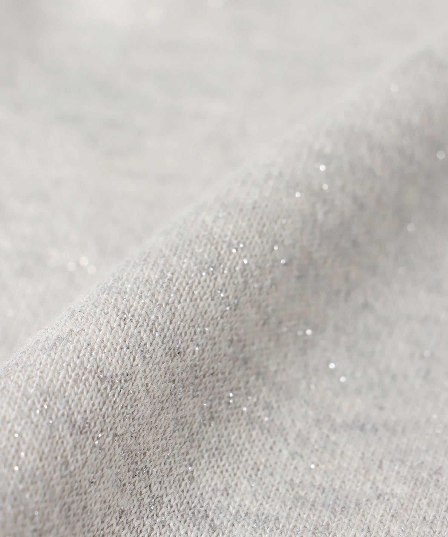 ラメ裏毛フードパーカー