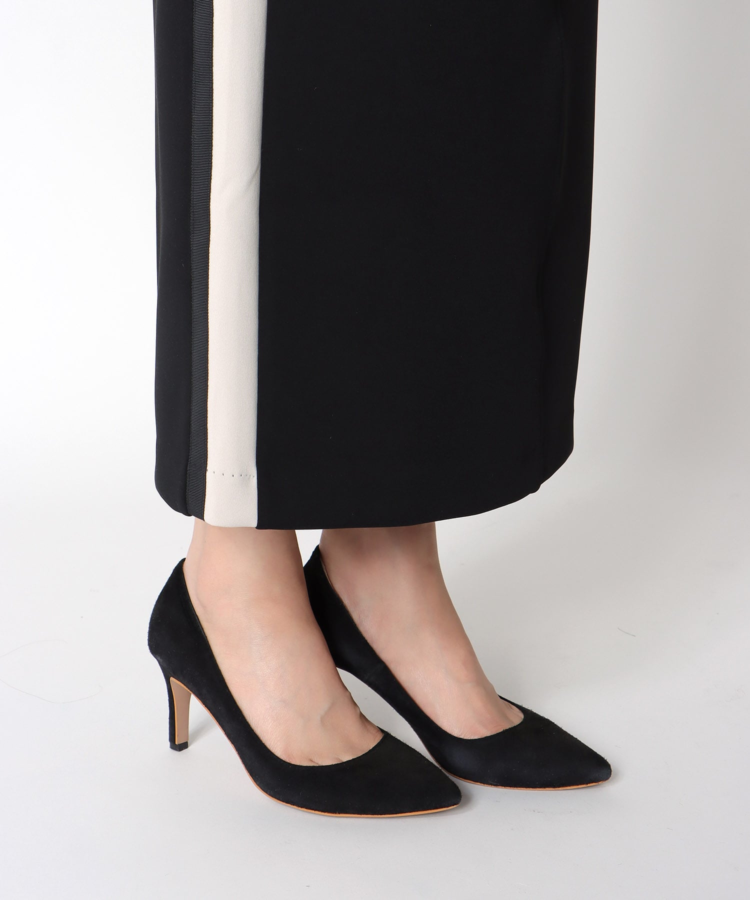 アクアジャージーサイドラインスカート