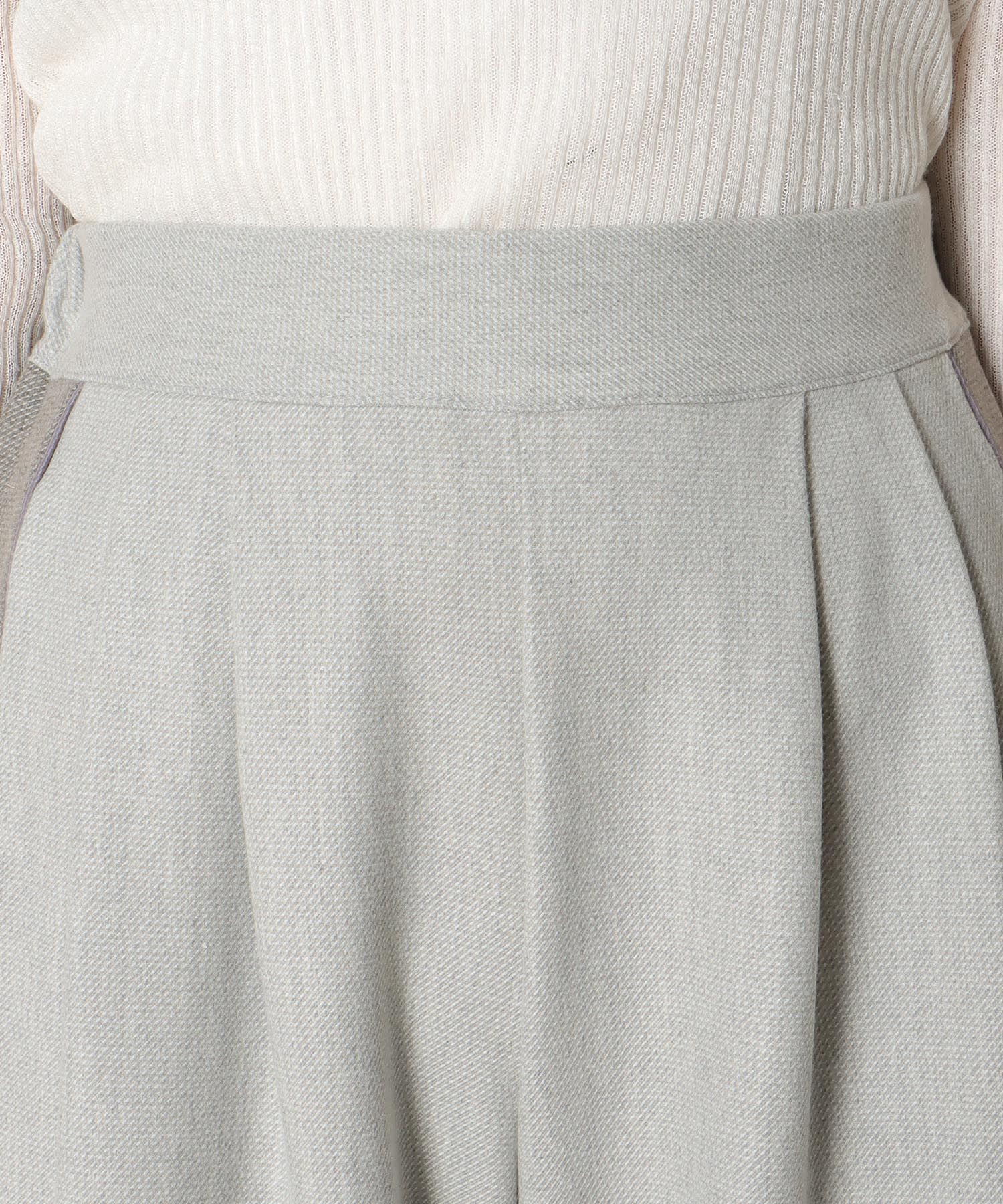 配色ワイドパンツ