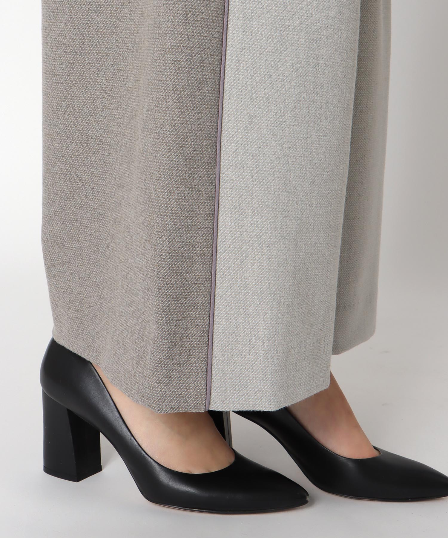 配色ワイドパンツ