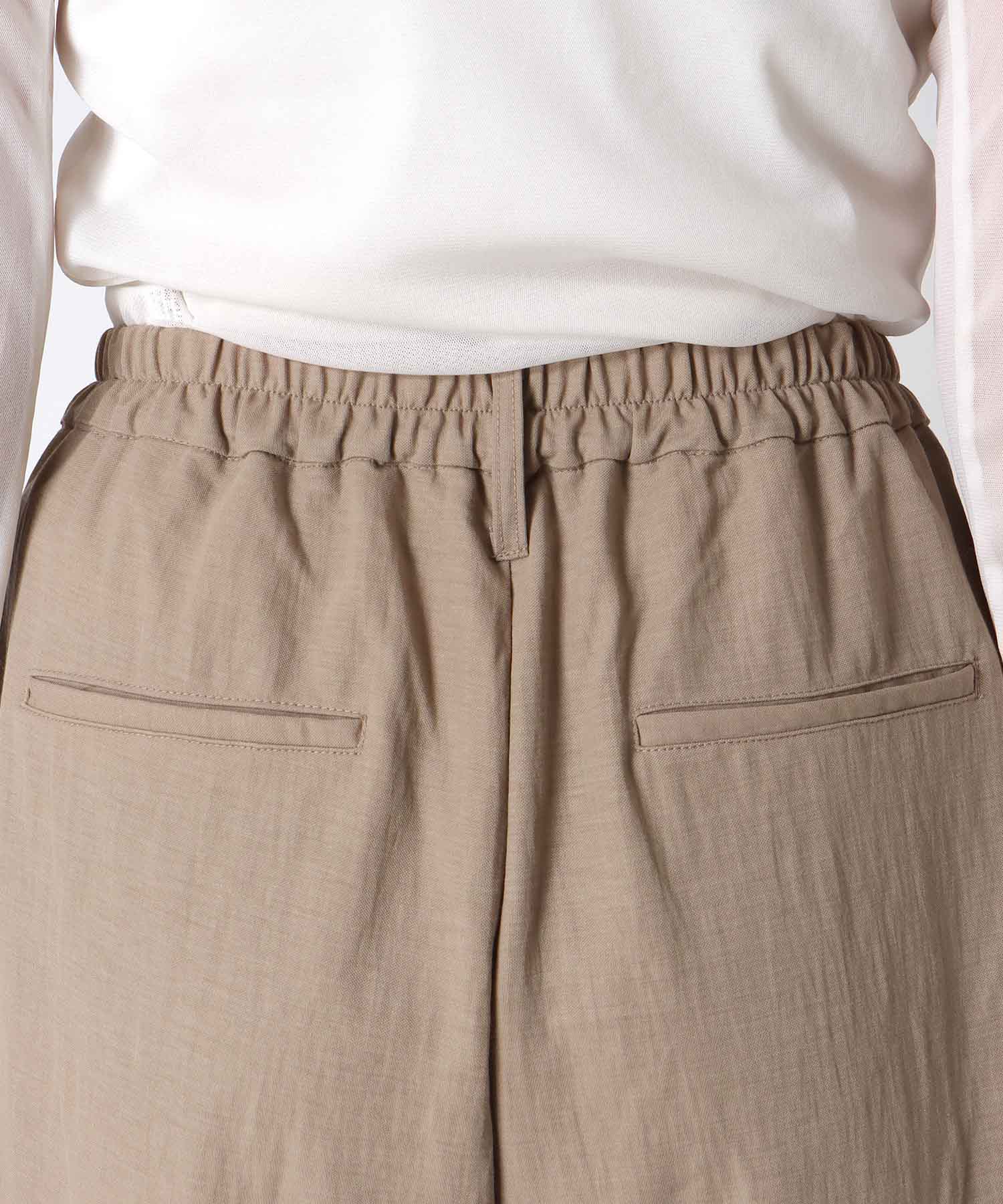 ナチュラルスムースタックパンツ