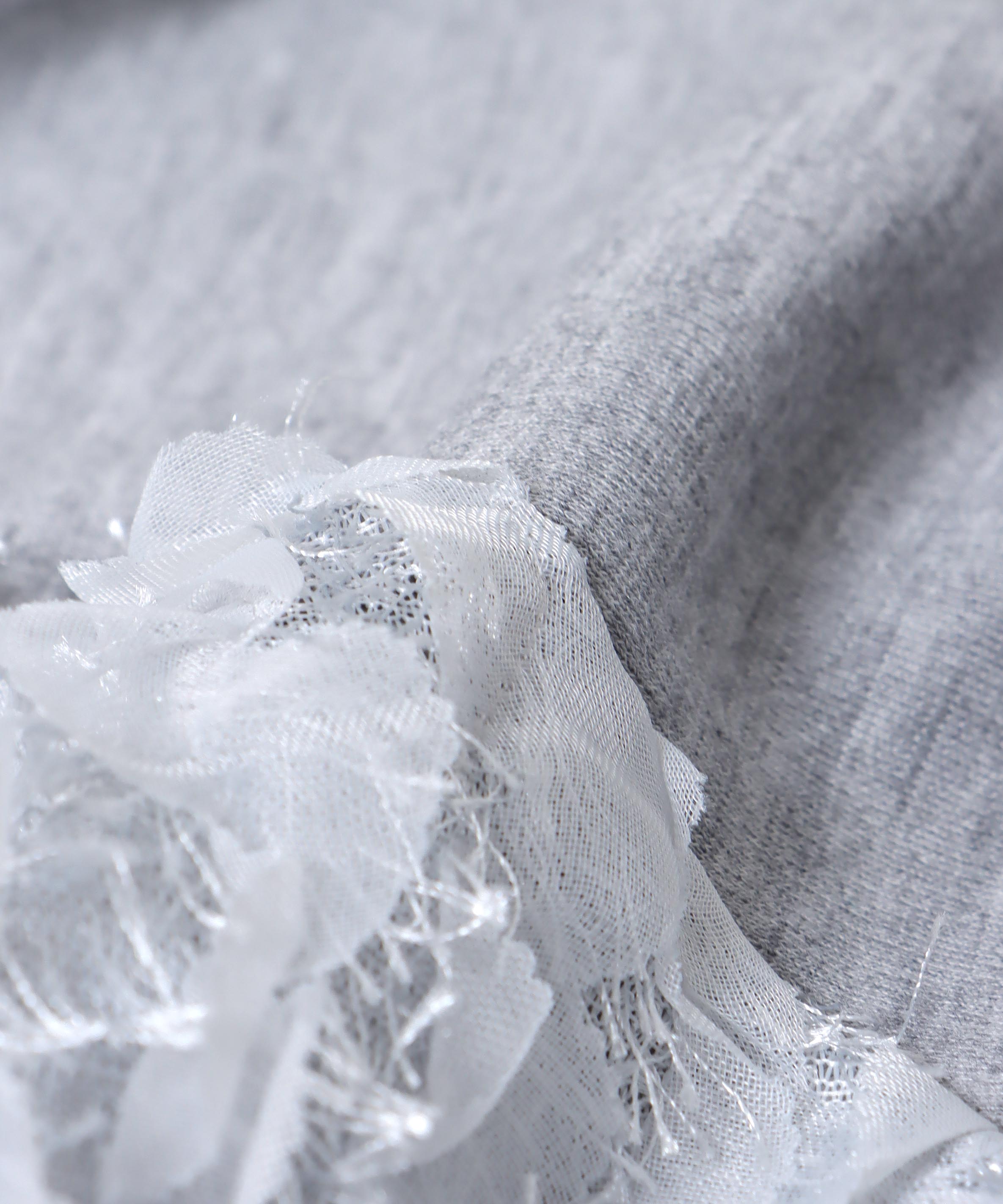 袖ドッキングトップス