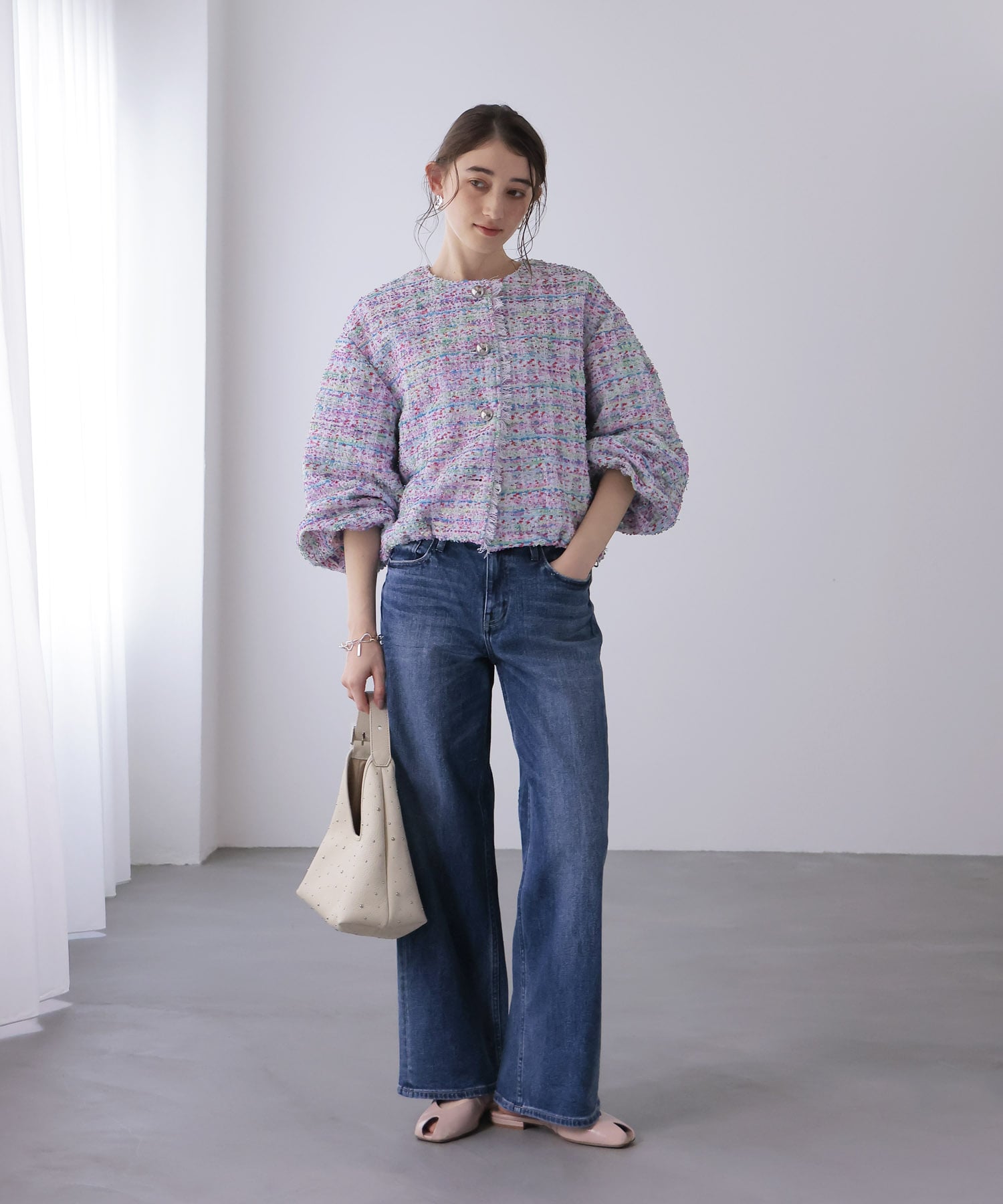 Pink Pepper Midrise ストレートパンツ【ヘルシーデニム/HealthyDenim】